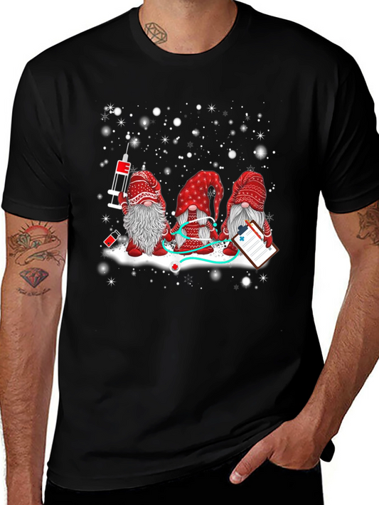 Nurse Gnomes T-Shirt: Holiday Health Hero