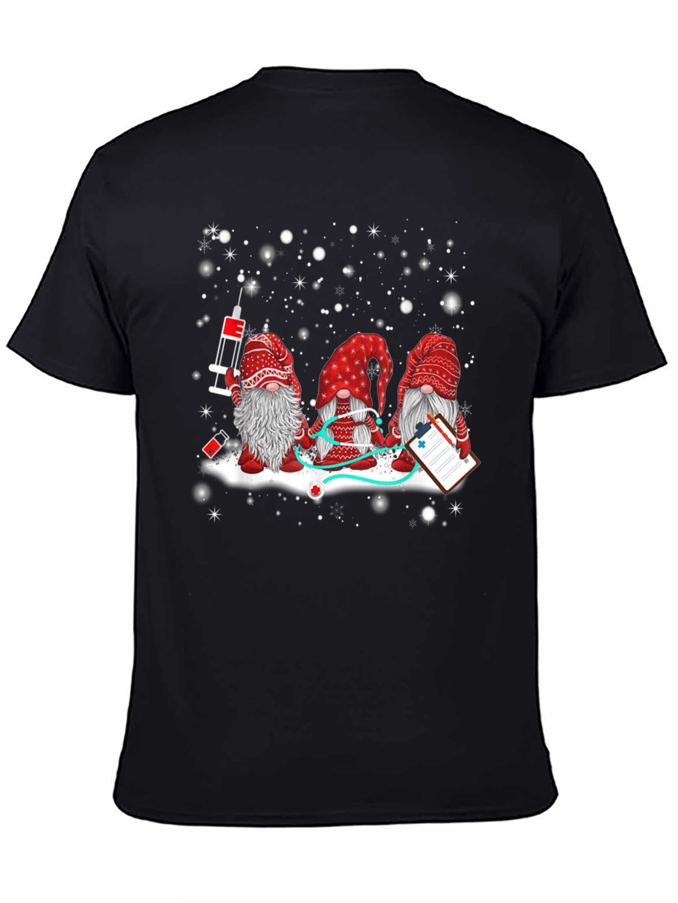 Nurse Gnomes T-Shirt: Holiday Health Hero