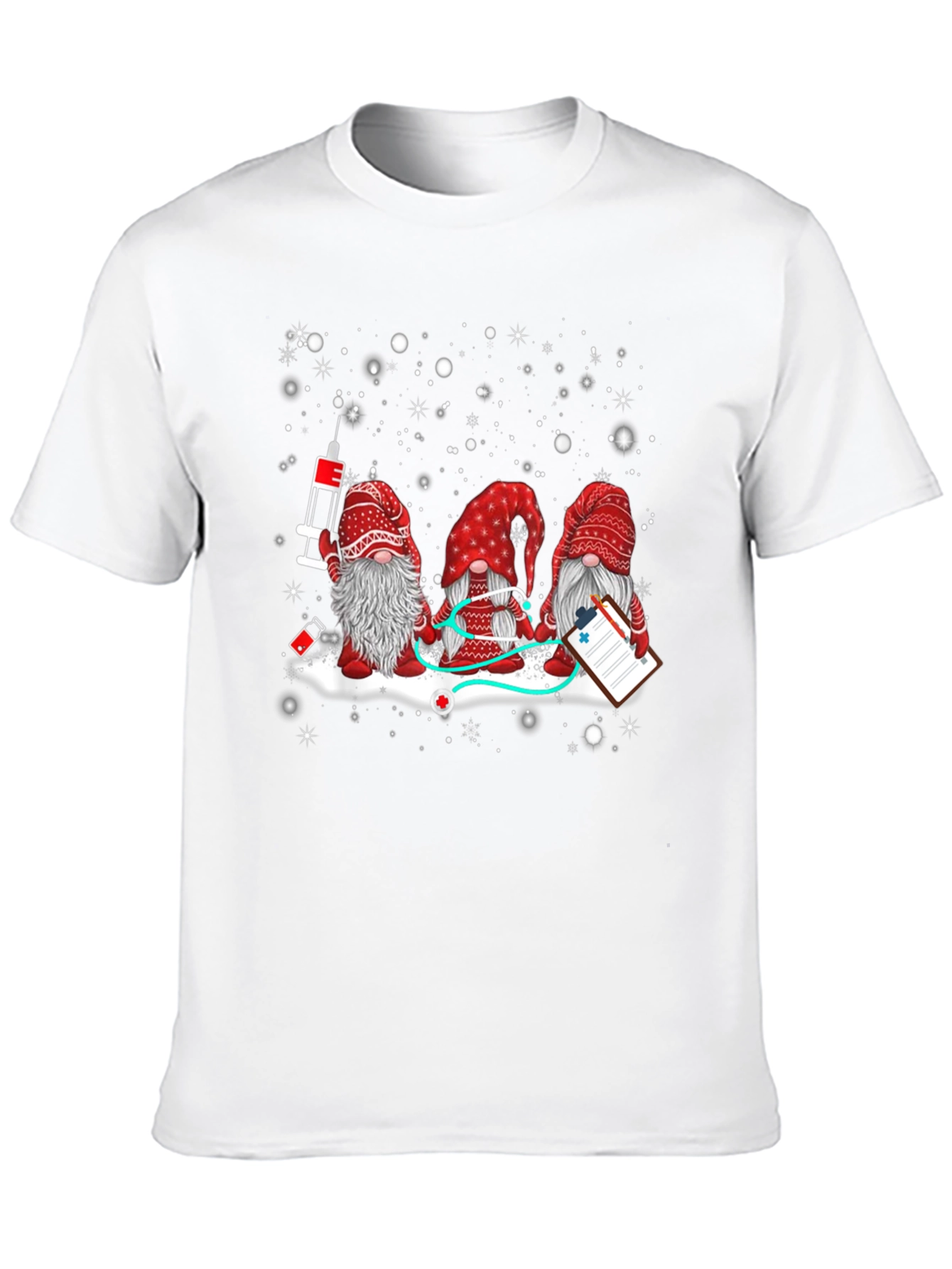 Nurse Gnomes T-Shirt: Holiday Health Hero