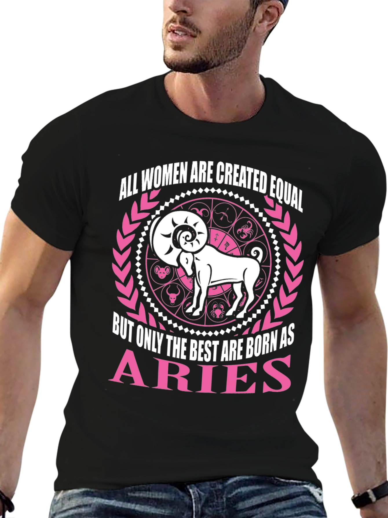 Aries Zodiac Womens T-Shirt