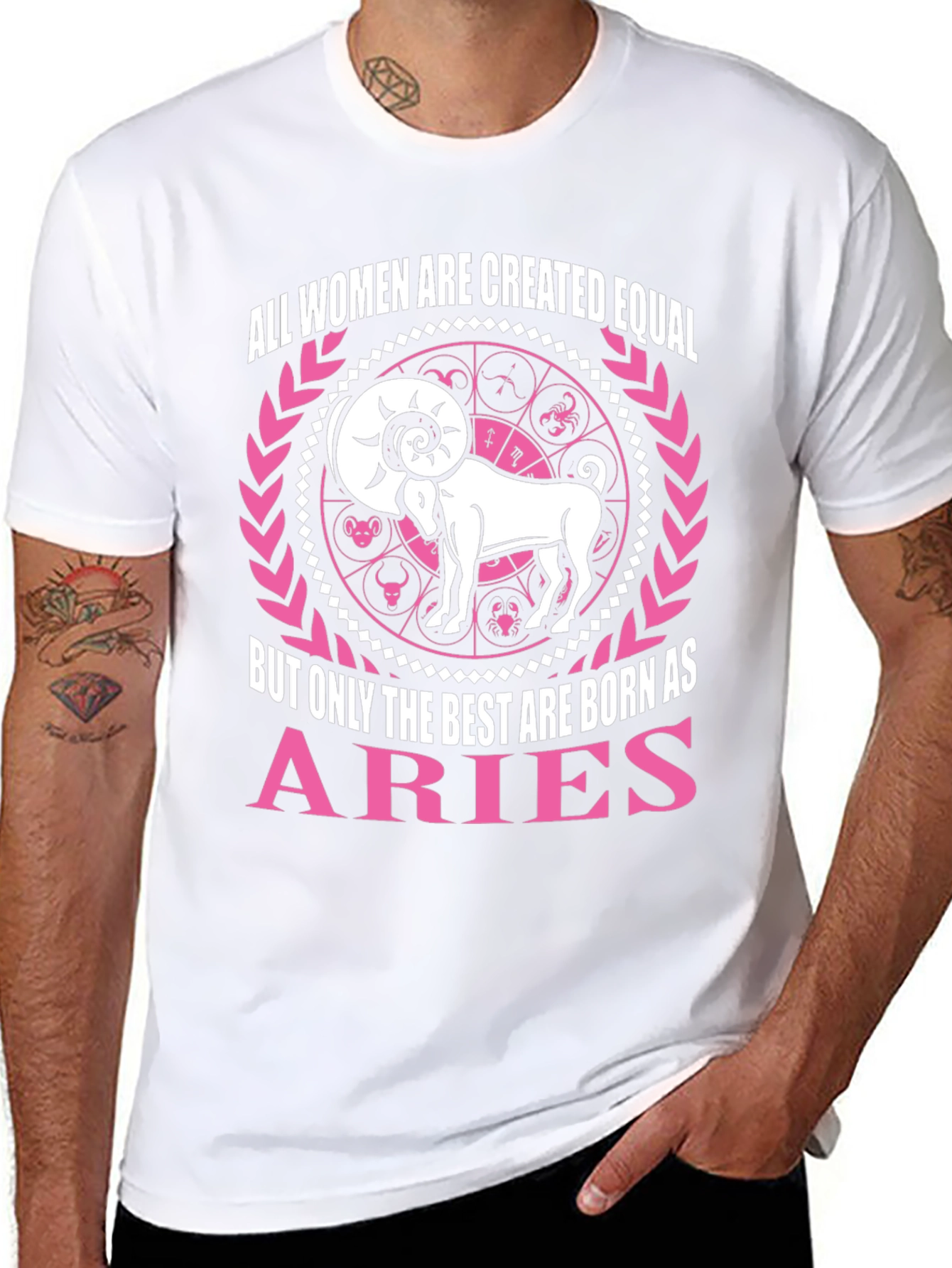 Aries Zodiac Womens T-Shirt