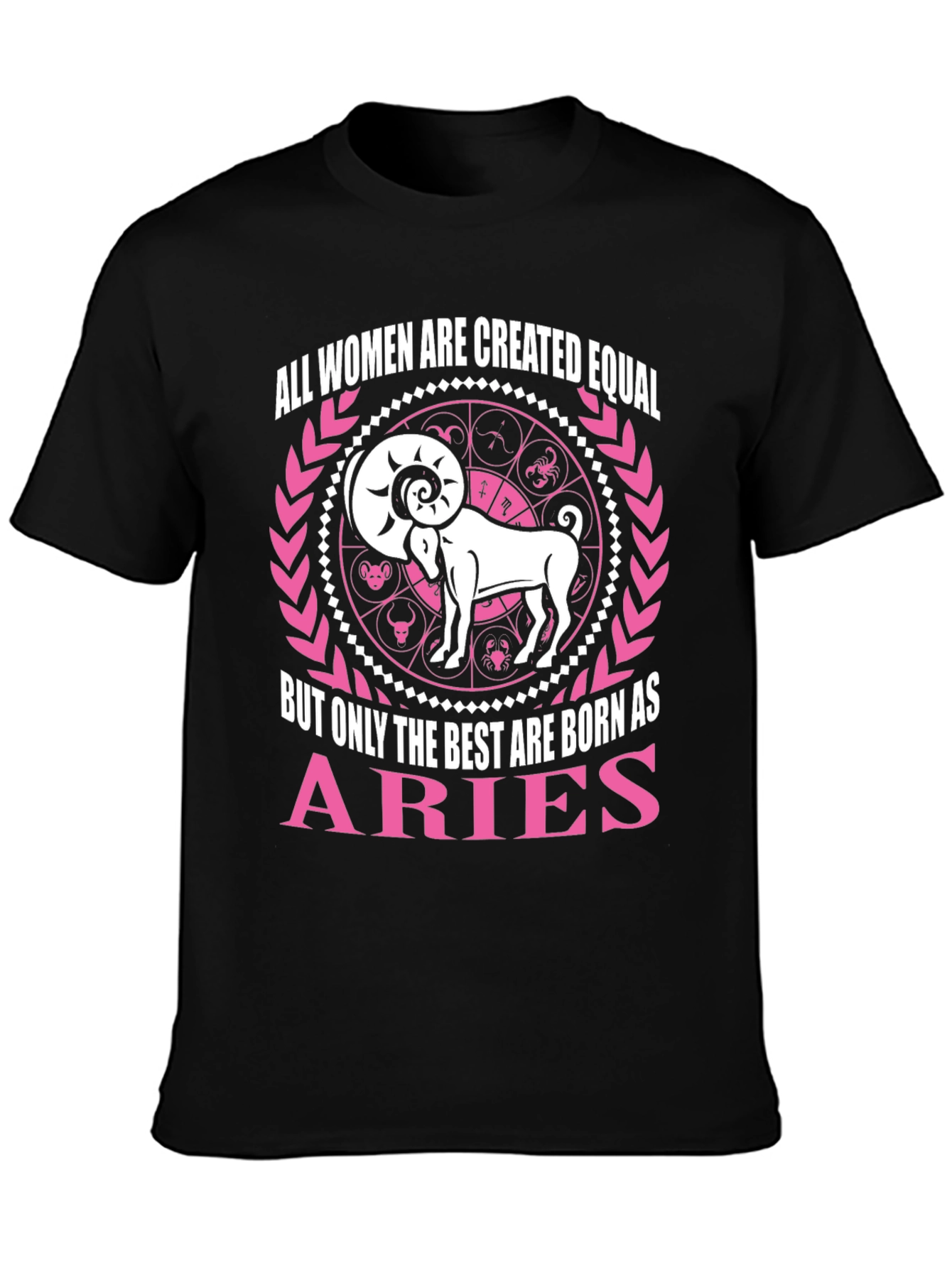 Aries Zodiac Womens T-Shirt