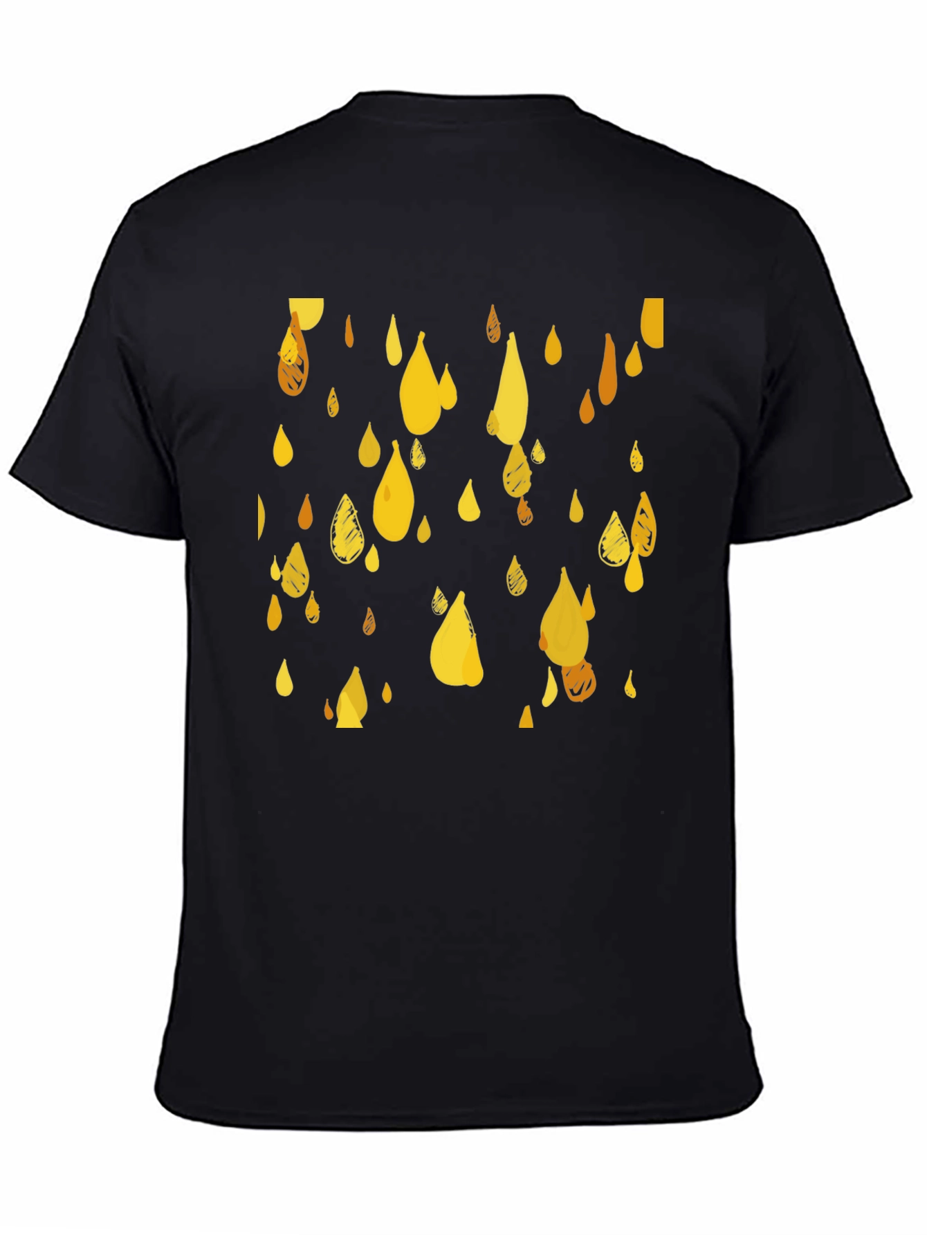 Golden Rain T-Shirt - Stylish Graphic Tee