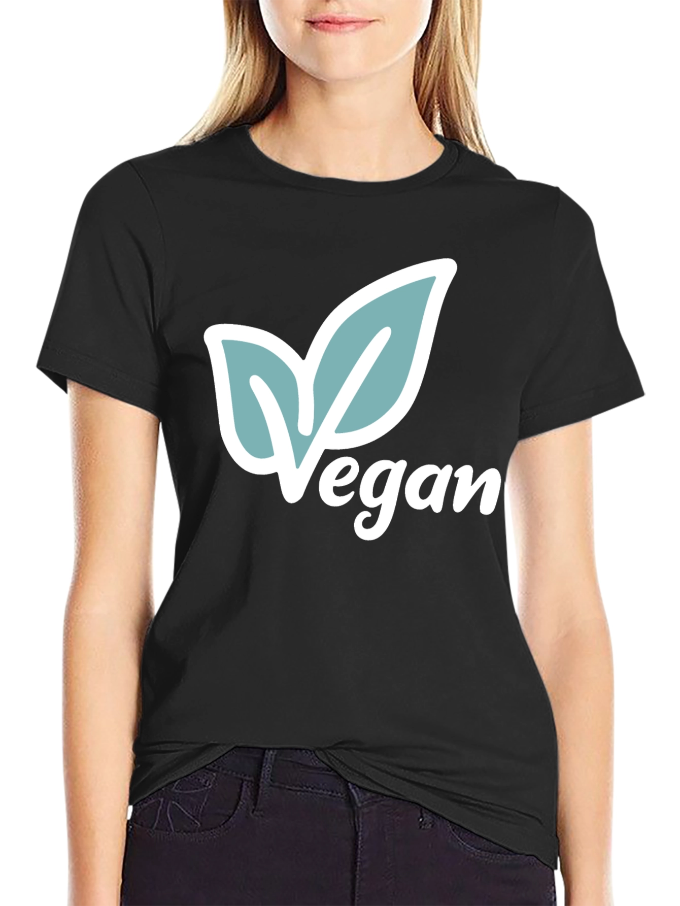 Vegan Leaf T-Shirt - Stylish & Sustainable
