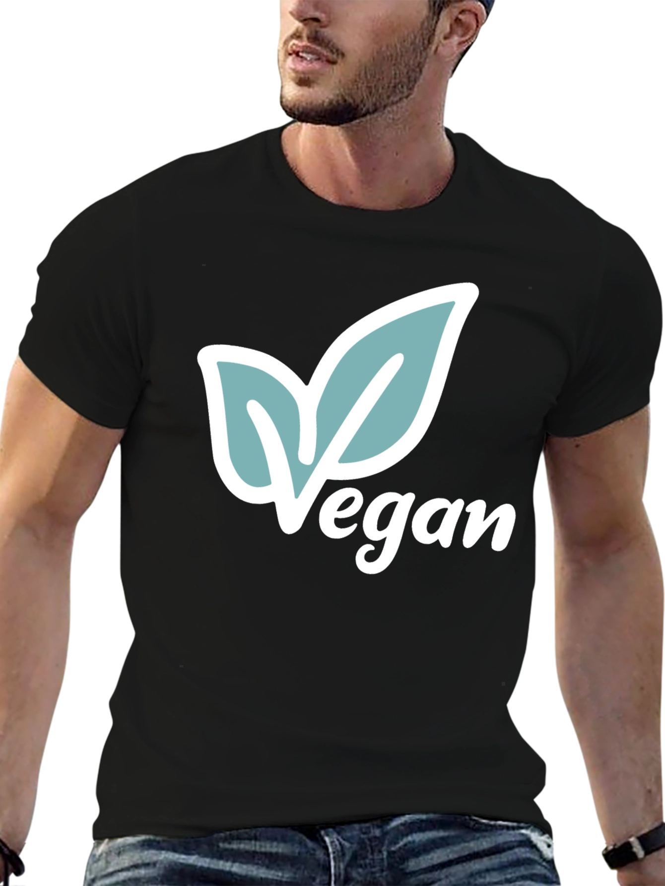 Vegan Leaf T-Shirt - Stylish & Sustainable