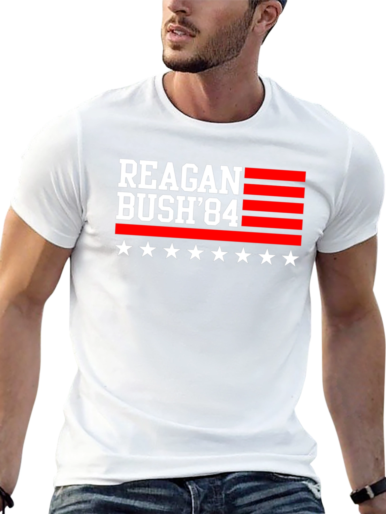 Reagan Bush 84 Graphic T-Shirt