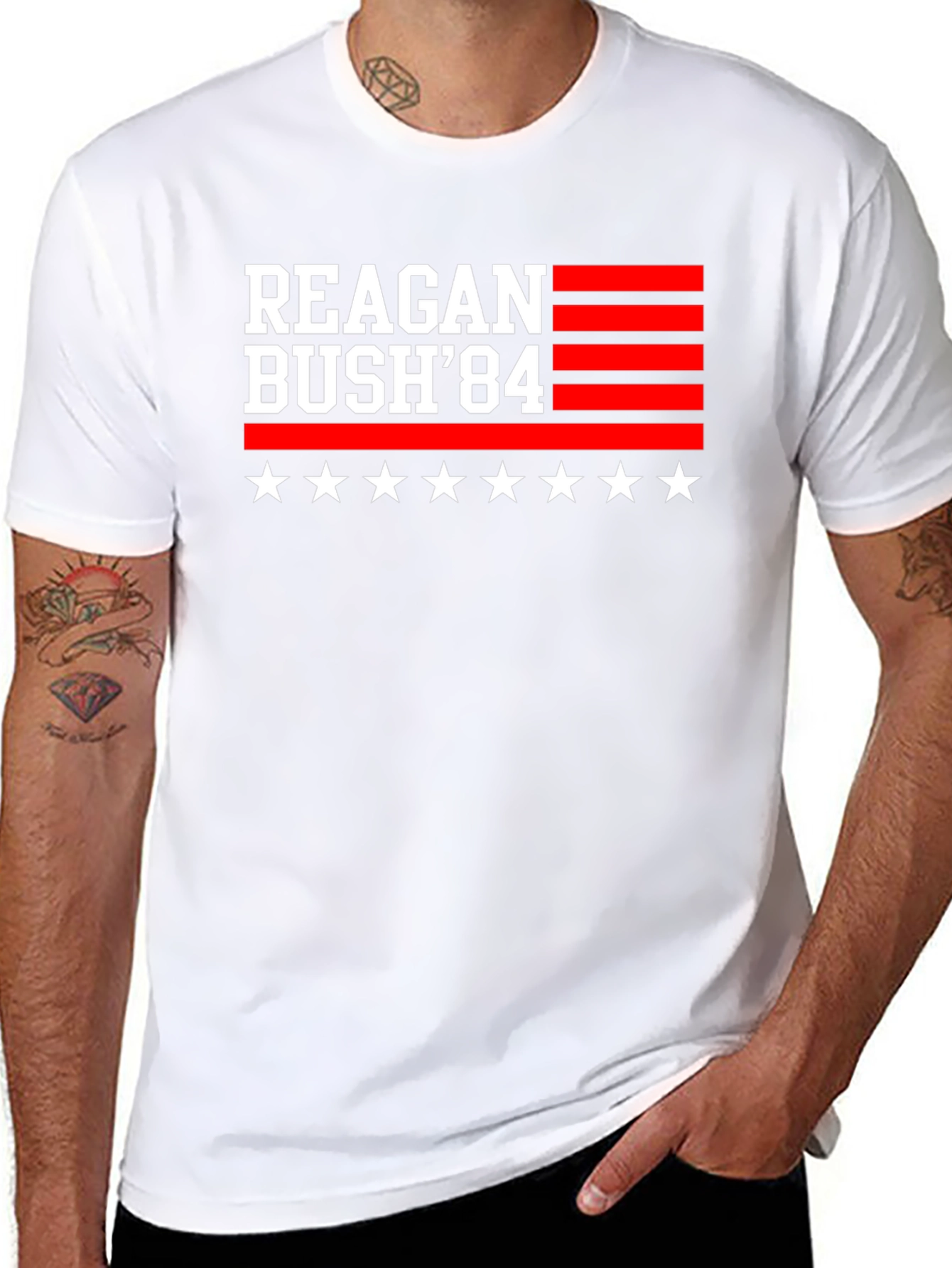 Reagan Bush 84 Graphic T-Shirt