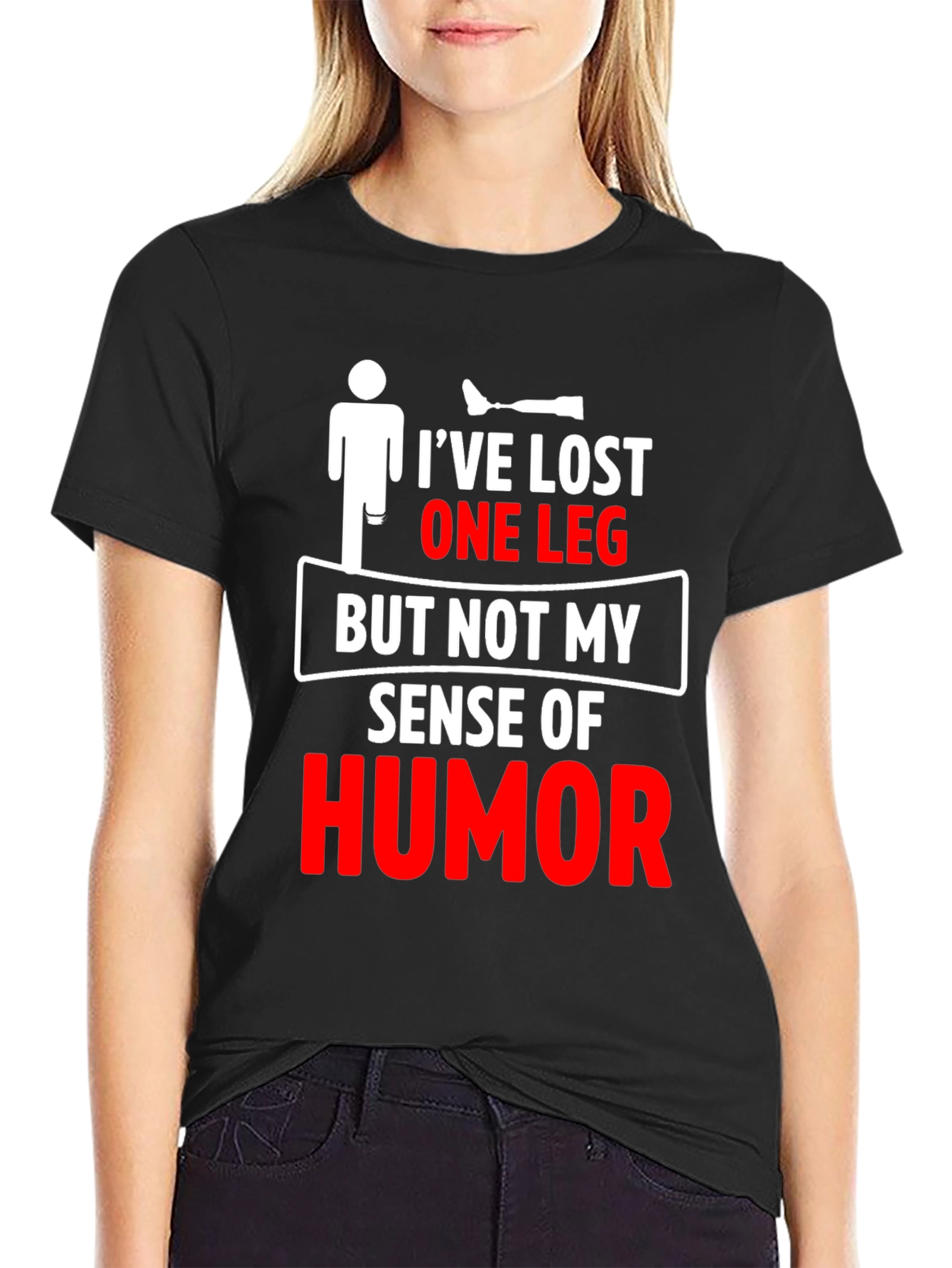 Humorous Amputee T-Shirt - Ive Lost One Leg
