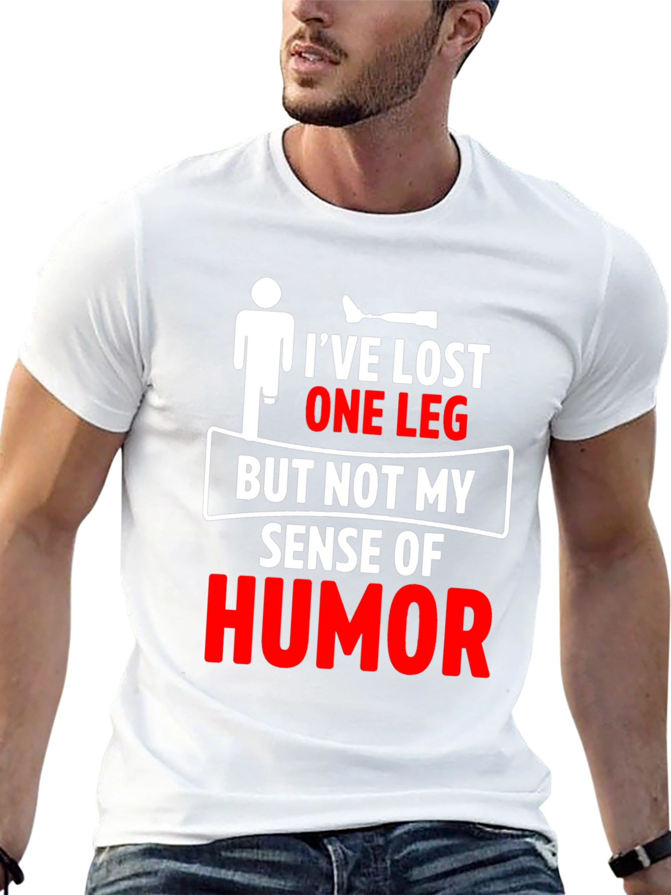Humorous Amputee T-Shirt - Ive Lost One Leg