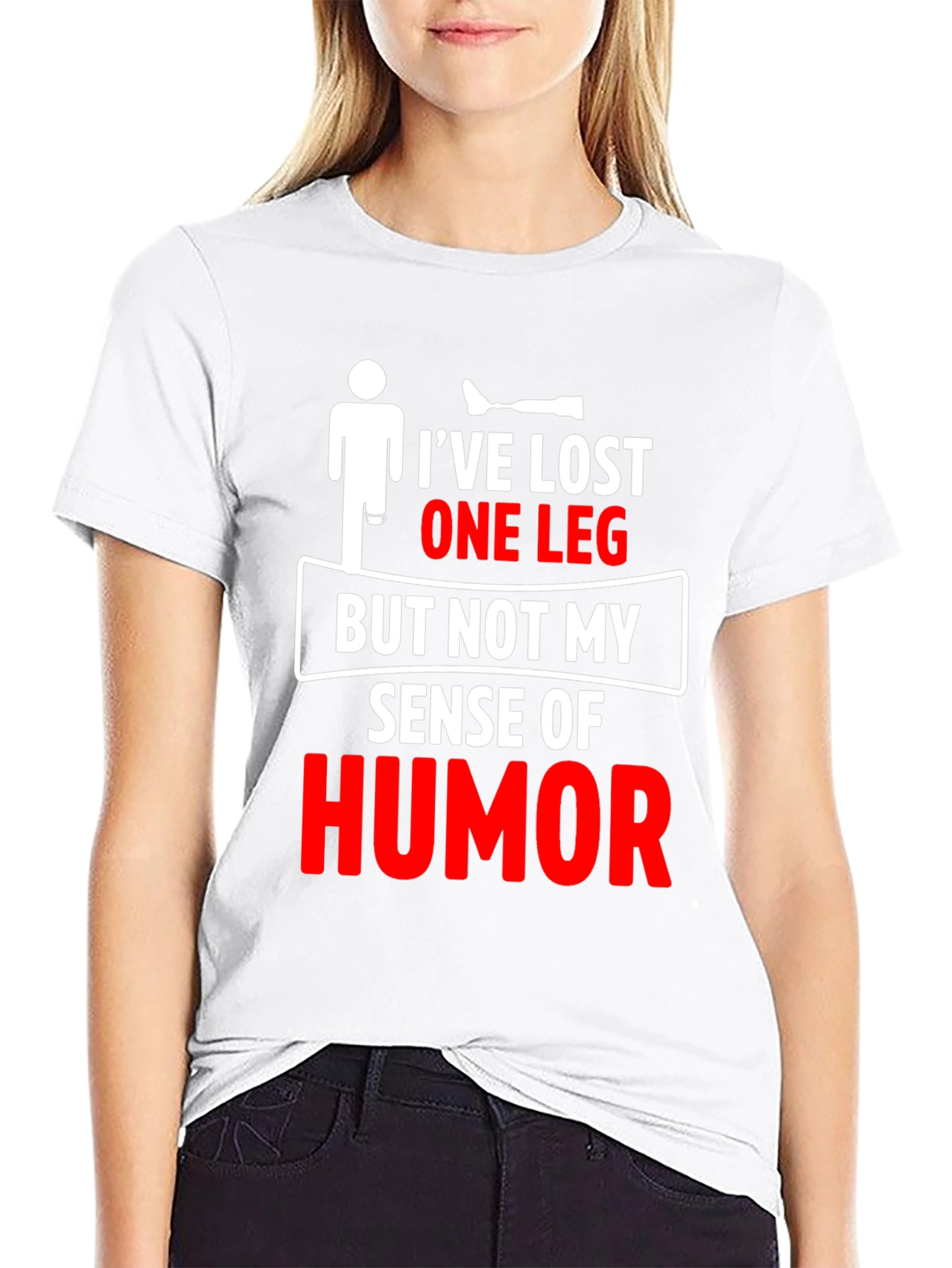 Humorous Amputee T-Shirt - Ive Lost One Leg