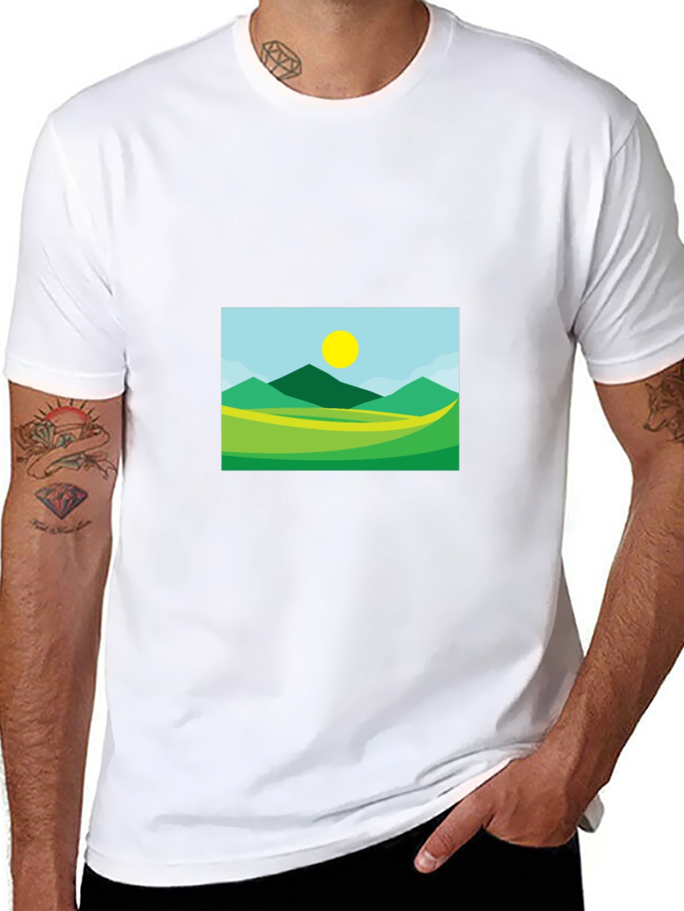 Nature Landscape Graphic Tee
