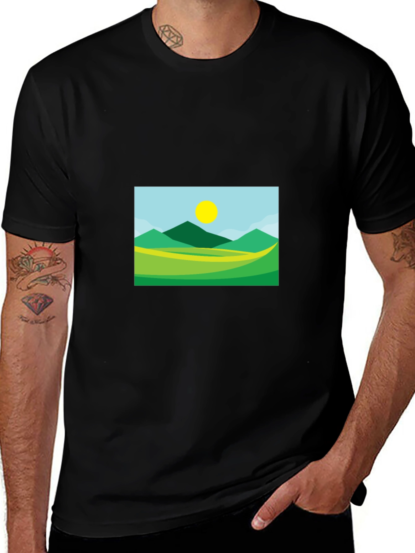 Nature Landscape Graphic Tee