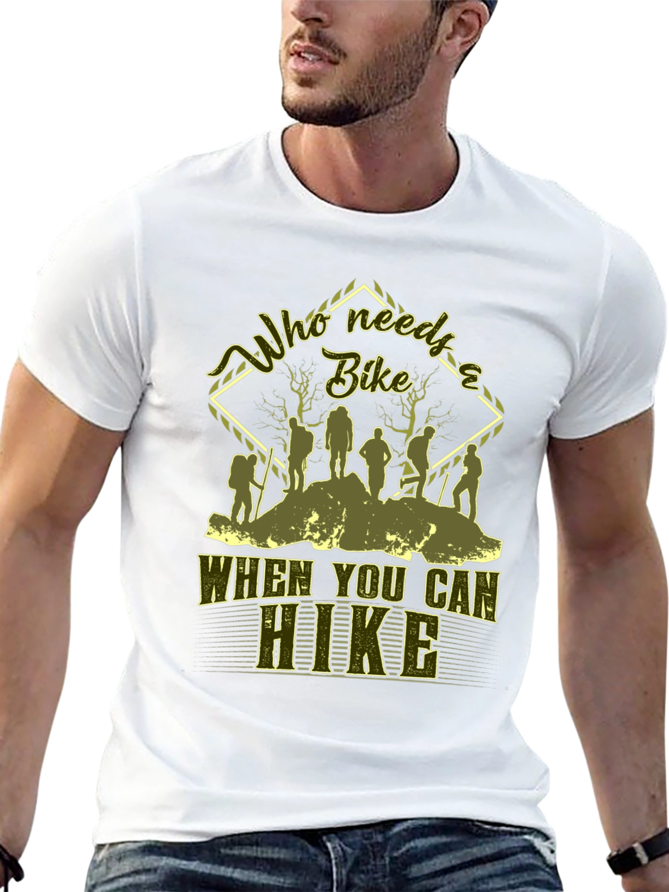 Who Needs a Bike? Hiking Graphic T-Shirt