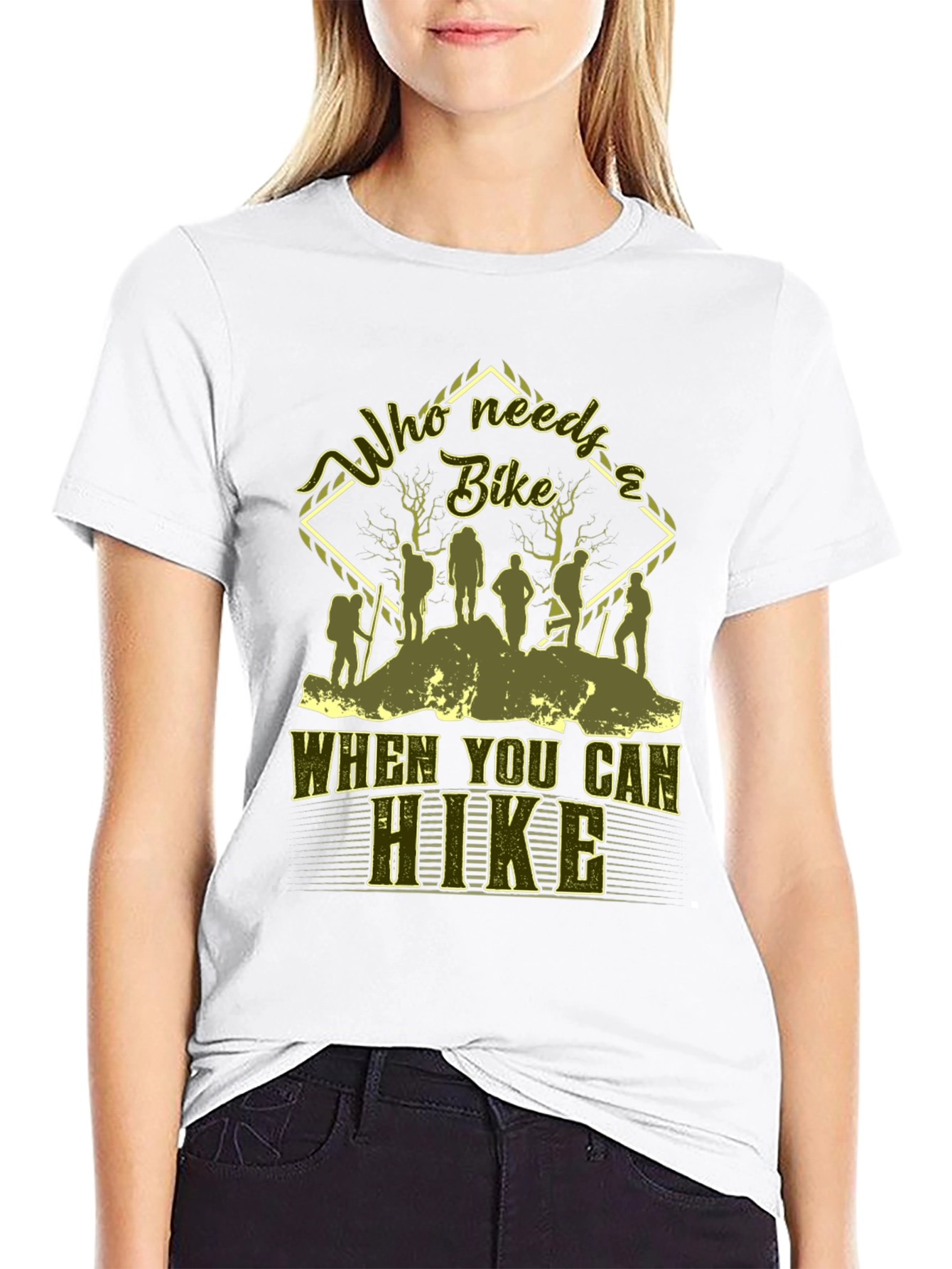Who Needs a Bike? Hiking Graphic T-Shirt
