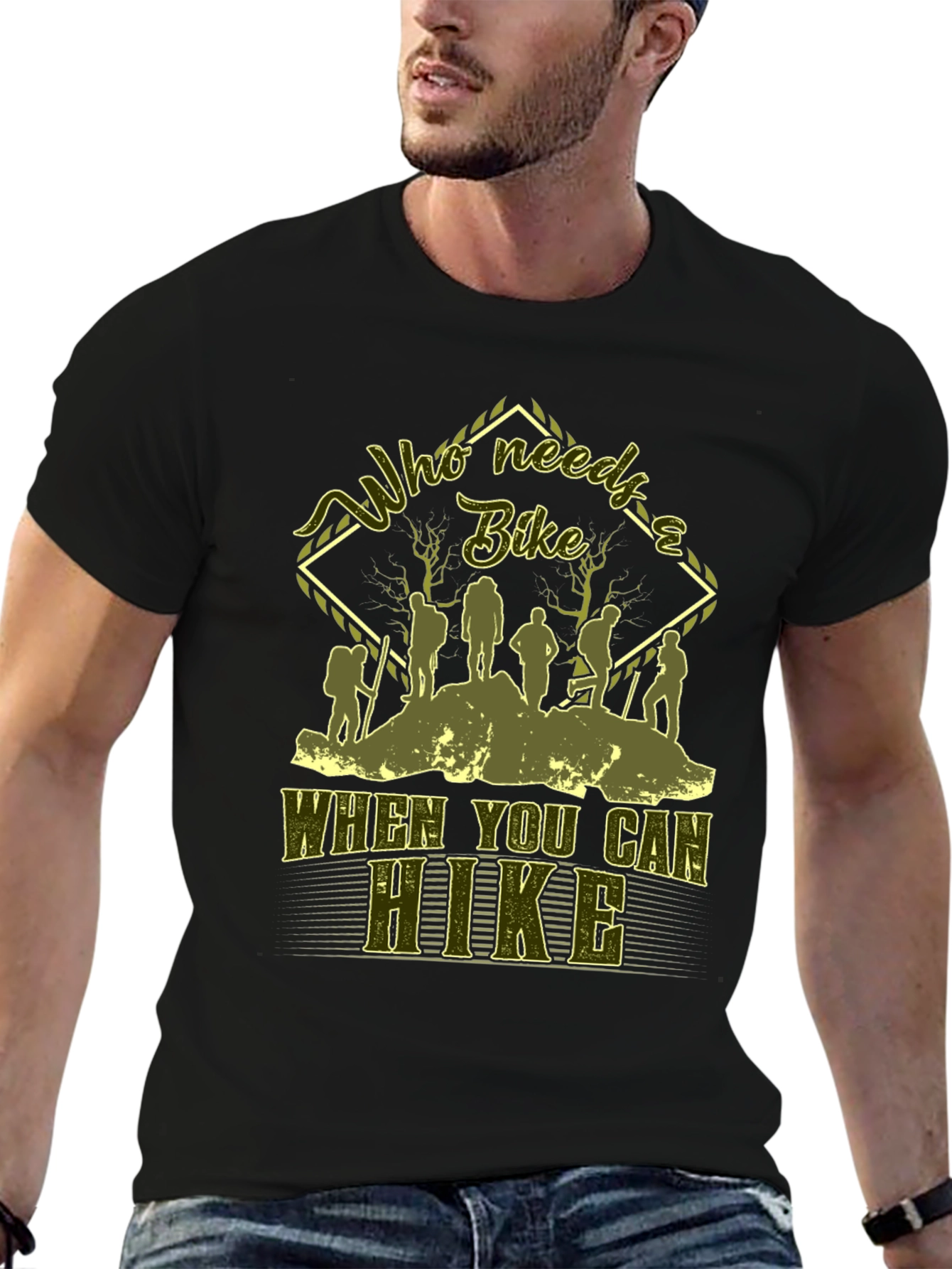 Who Needs a Bike? Hiking Graphic T-Shirt