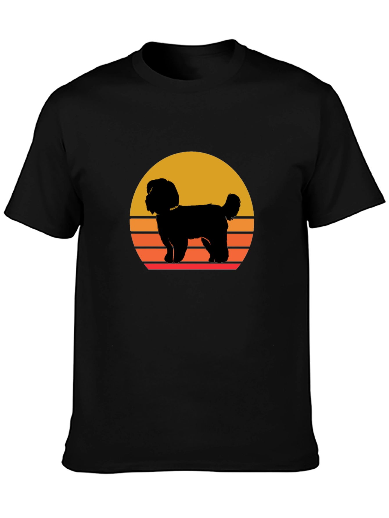 Retro Dog Silhouette T-Shirt
