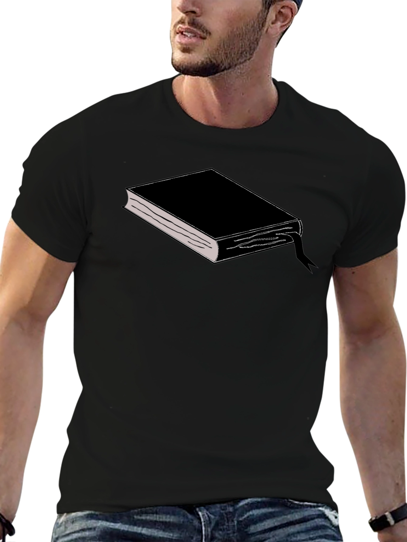 Black Book Graphic T-Shirt - Stylish and Unique Design