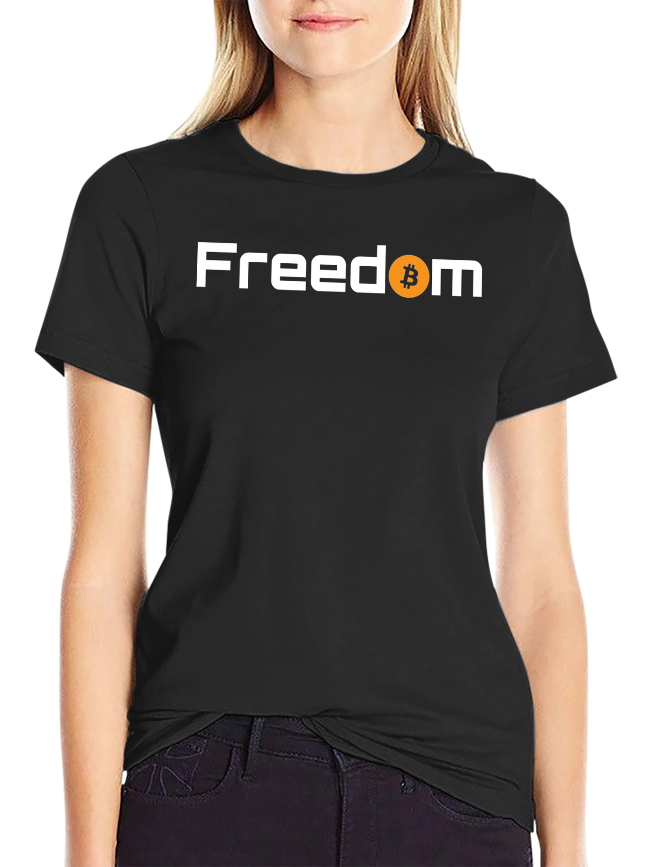 Bitcoin Freedom Graphic Tee - Crypto Inspired T-Shirt