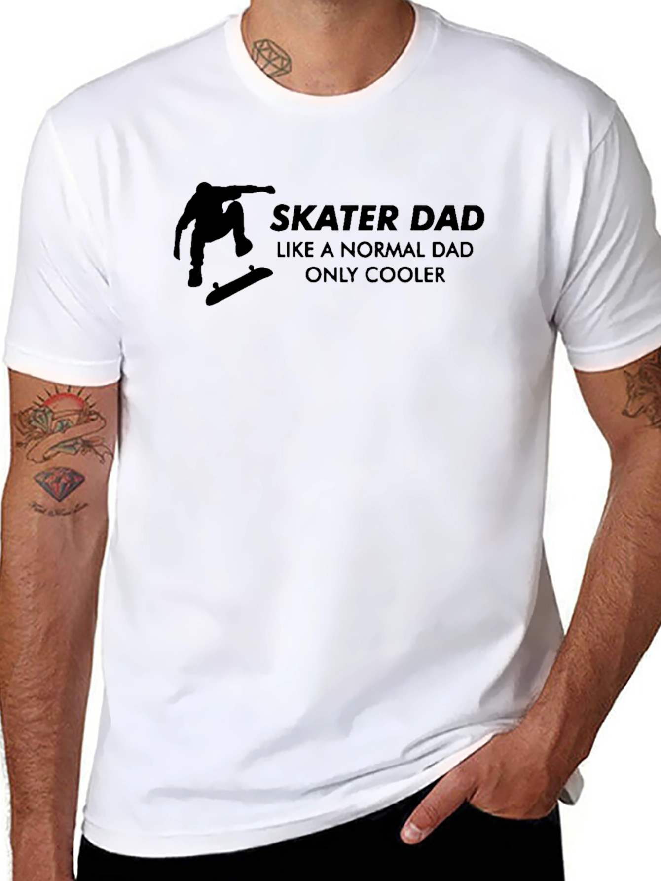 Skater Dad T-Shirt: Cool Dad Style