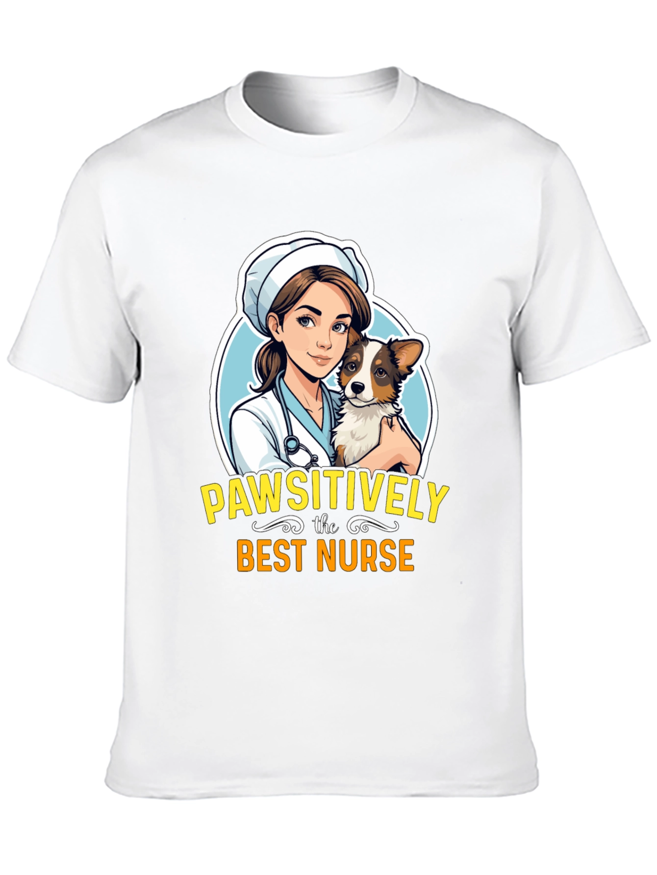 Pawsitively the Best Nurse Graphic Tee