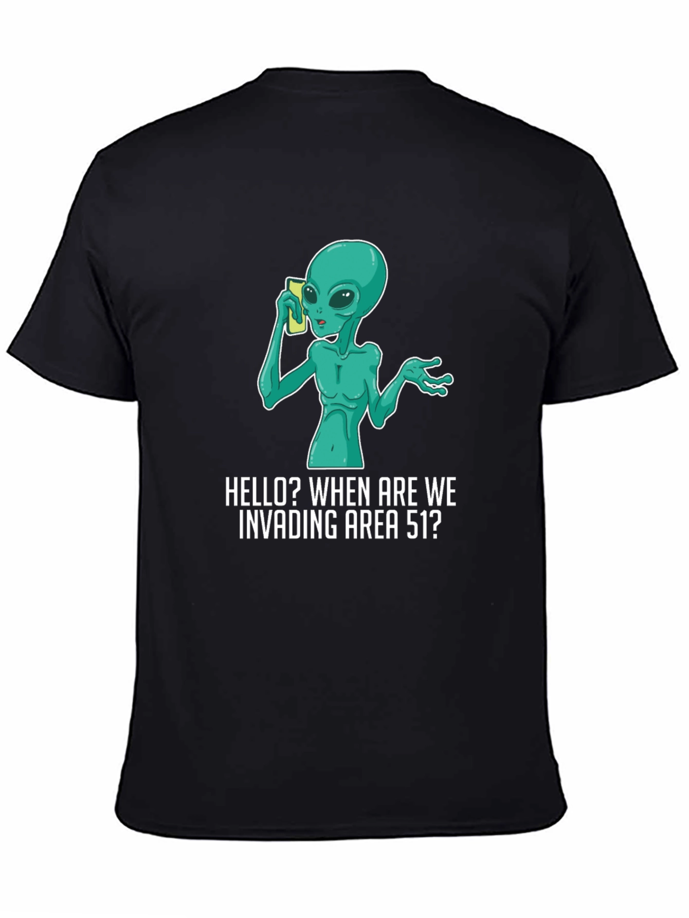 Alien Invading Area 51 T-Shirt