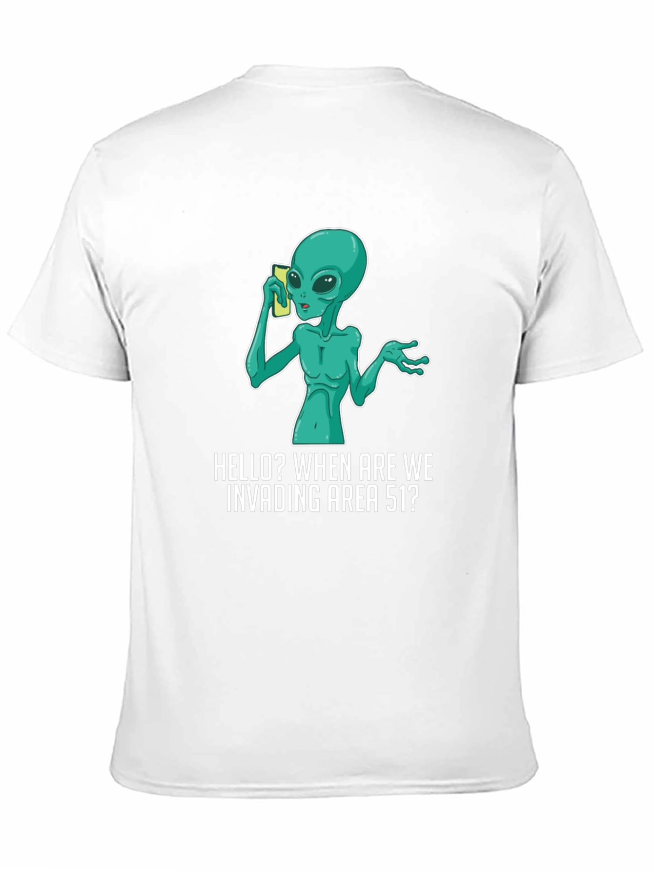 Alien Invading Area 51 T-Shirt