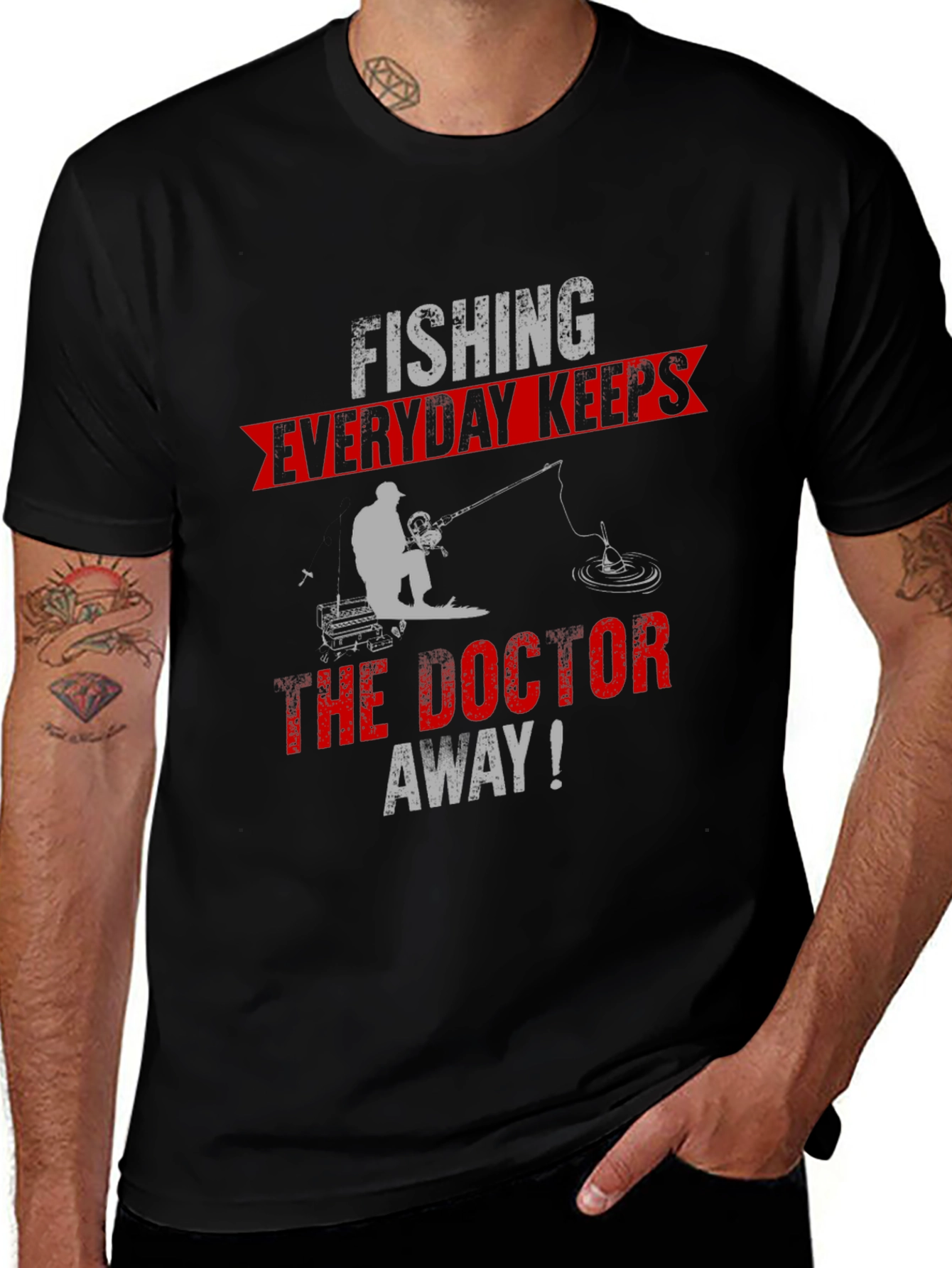 Fishing Keeps The Doctor Away T-Shirt