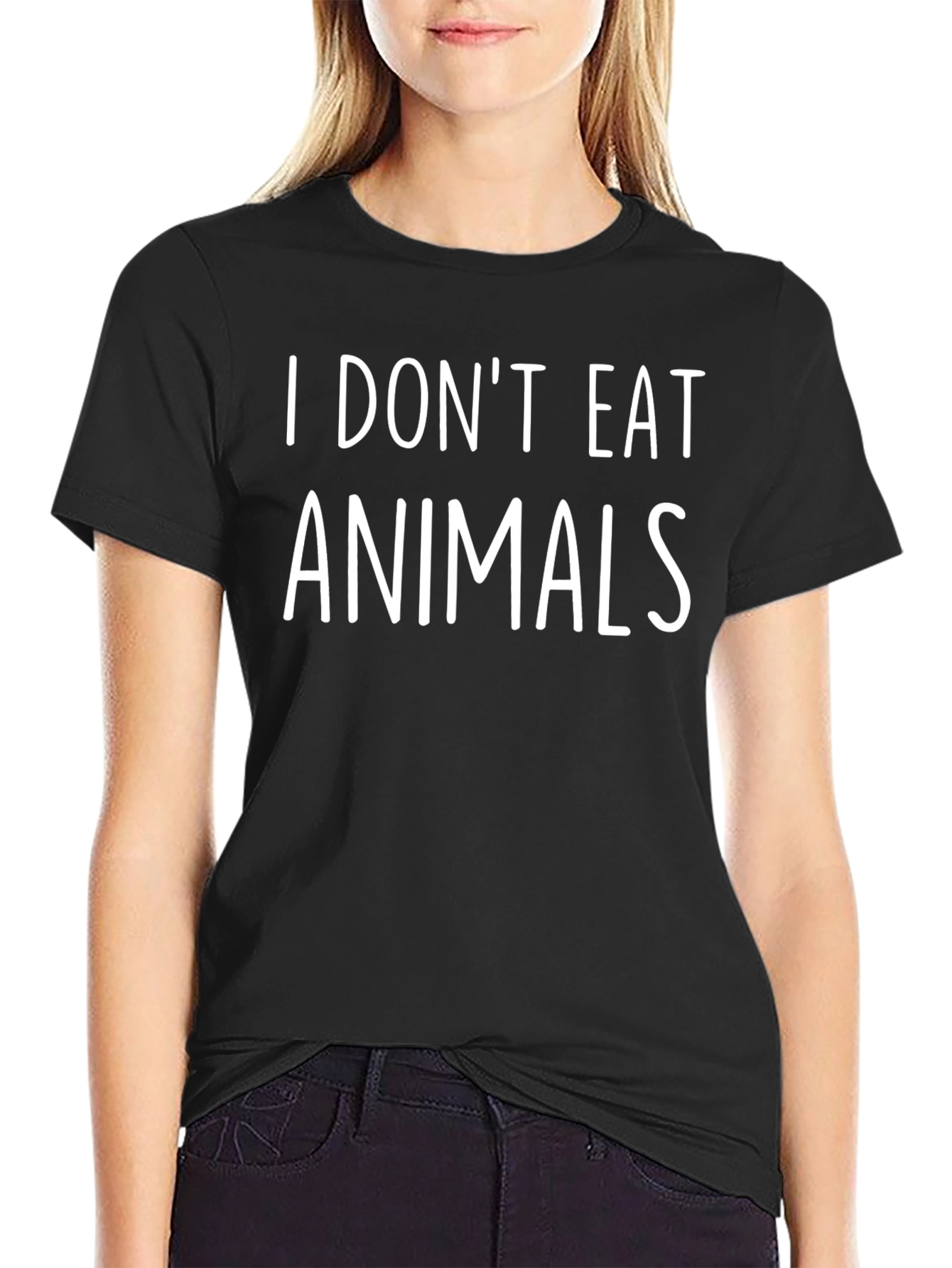 Vegan Statement T-Shirt: I Dont Eat Animals