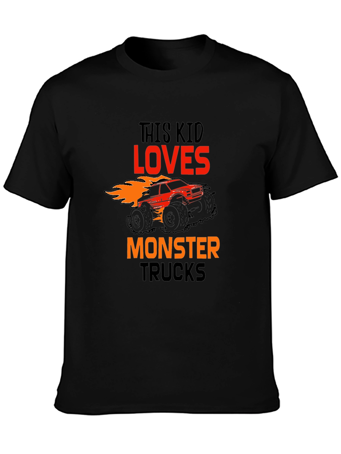 Monster Truck Kids Graphic T-Shirt