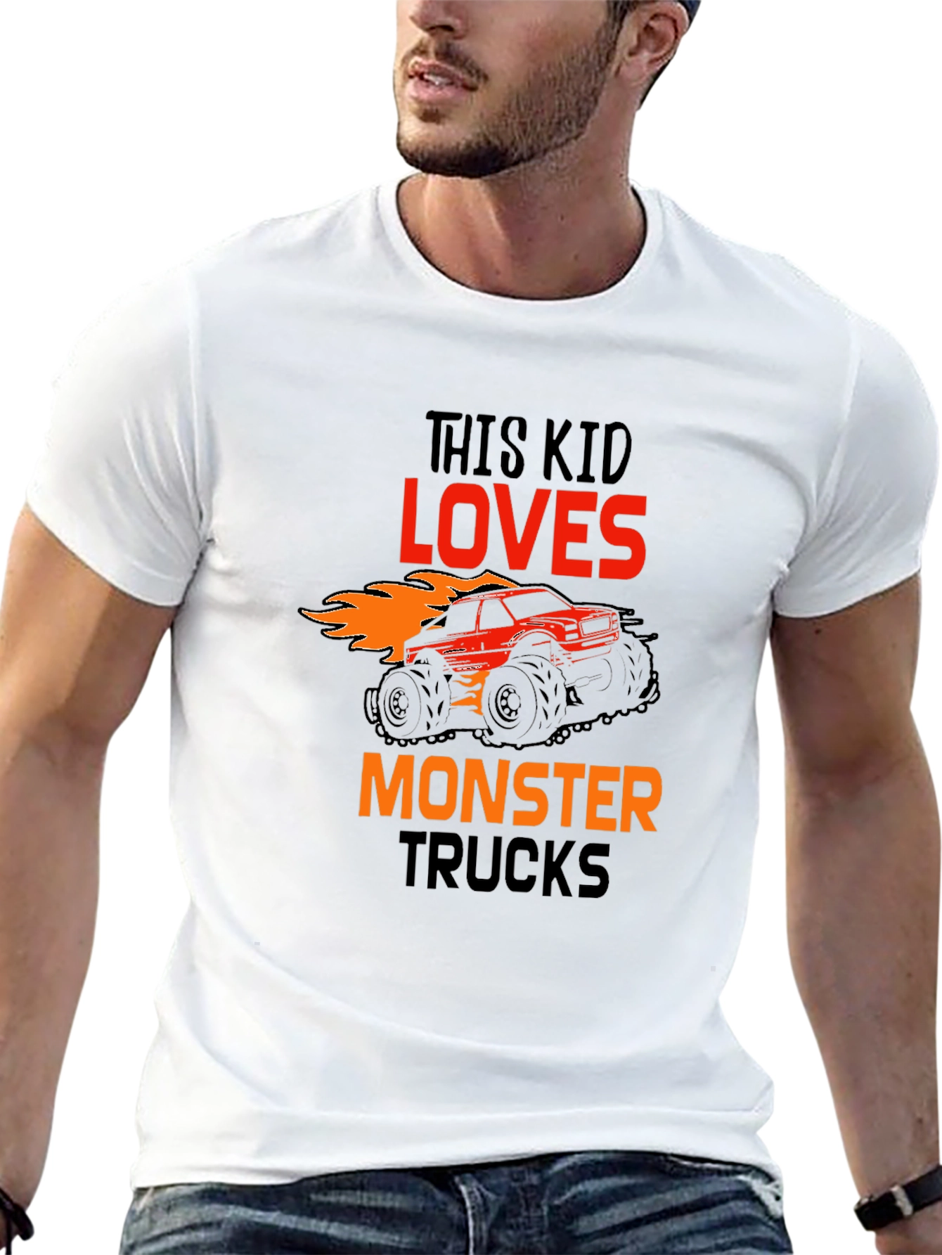 Monster Truck Kids Graphic T-Shirt