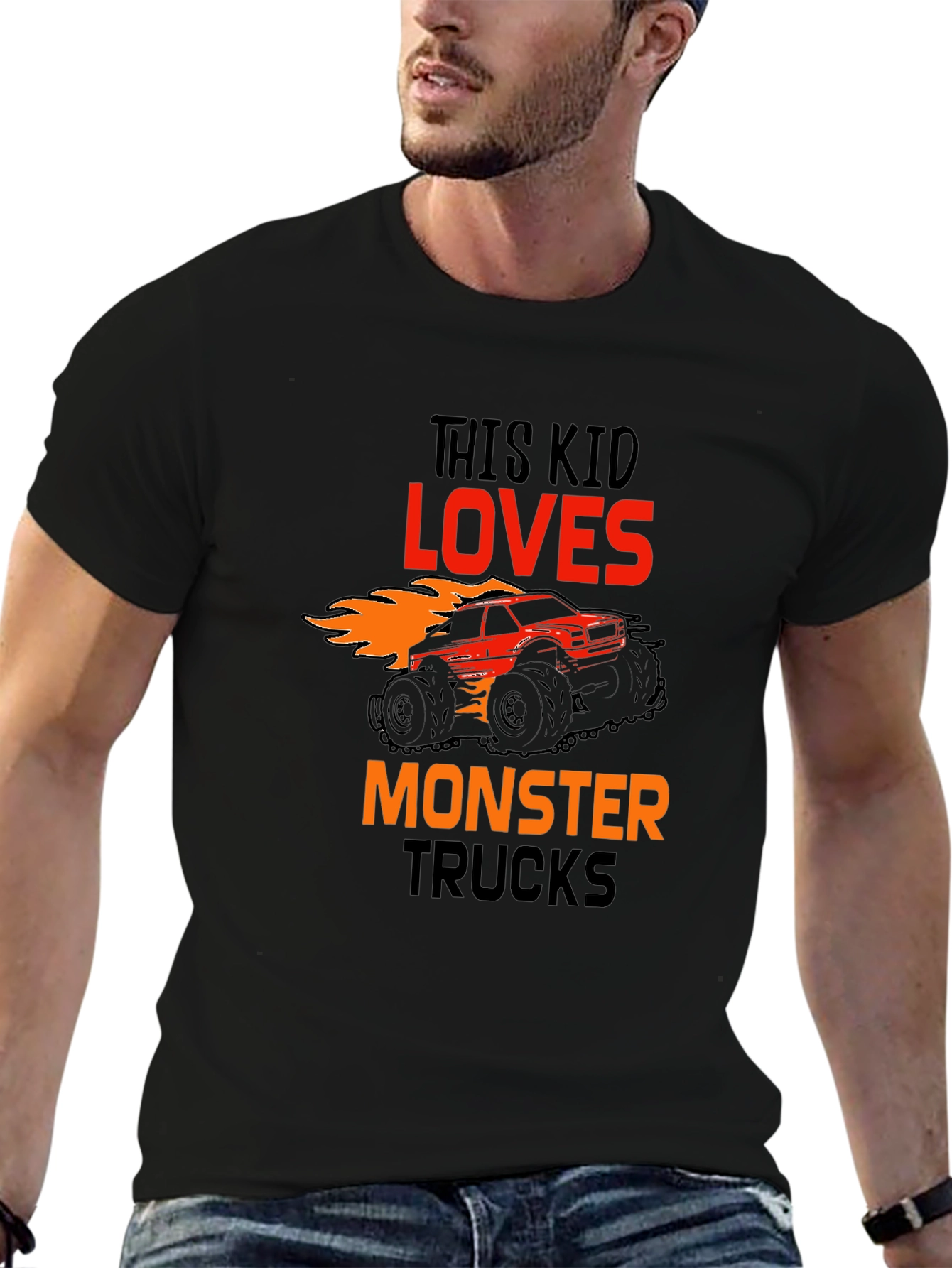 Monster Truck Kids Graphic T-Shirt