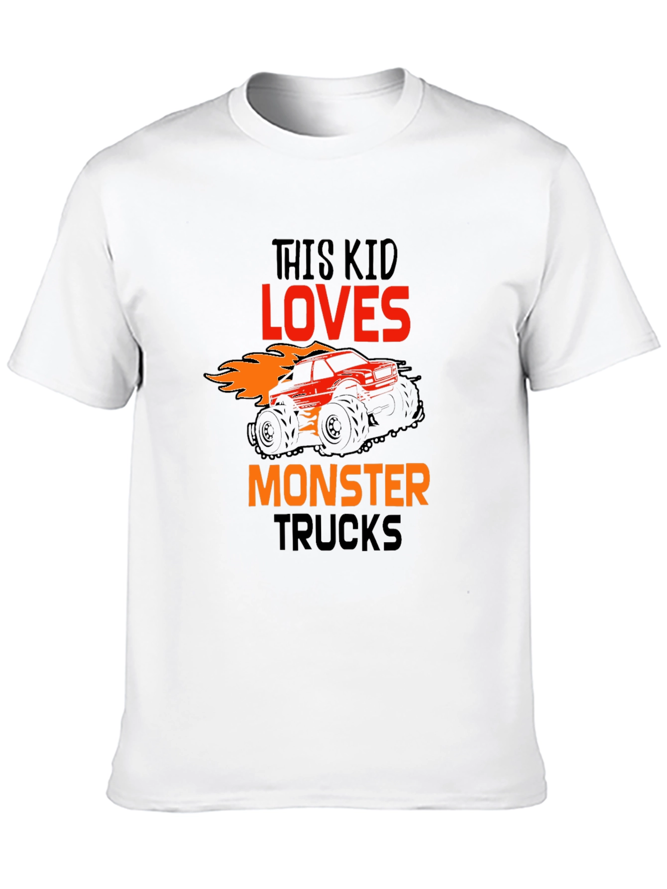 Monster Truck Kids Graphic T-Shirt