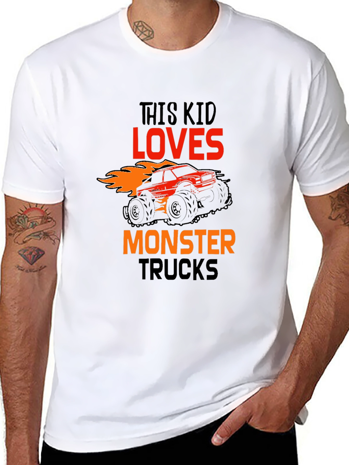 Monster Truck Kids Graphic T-Shirt