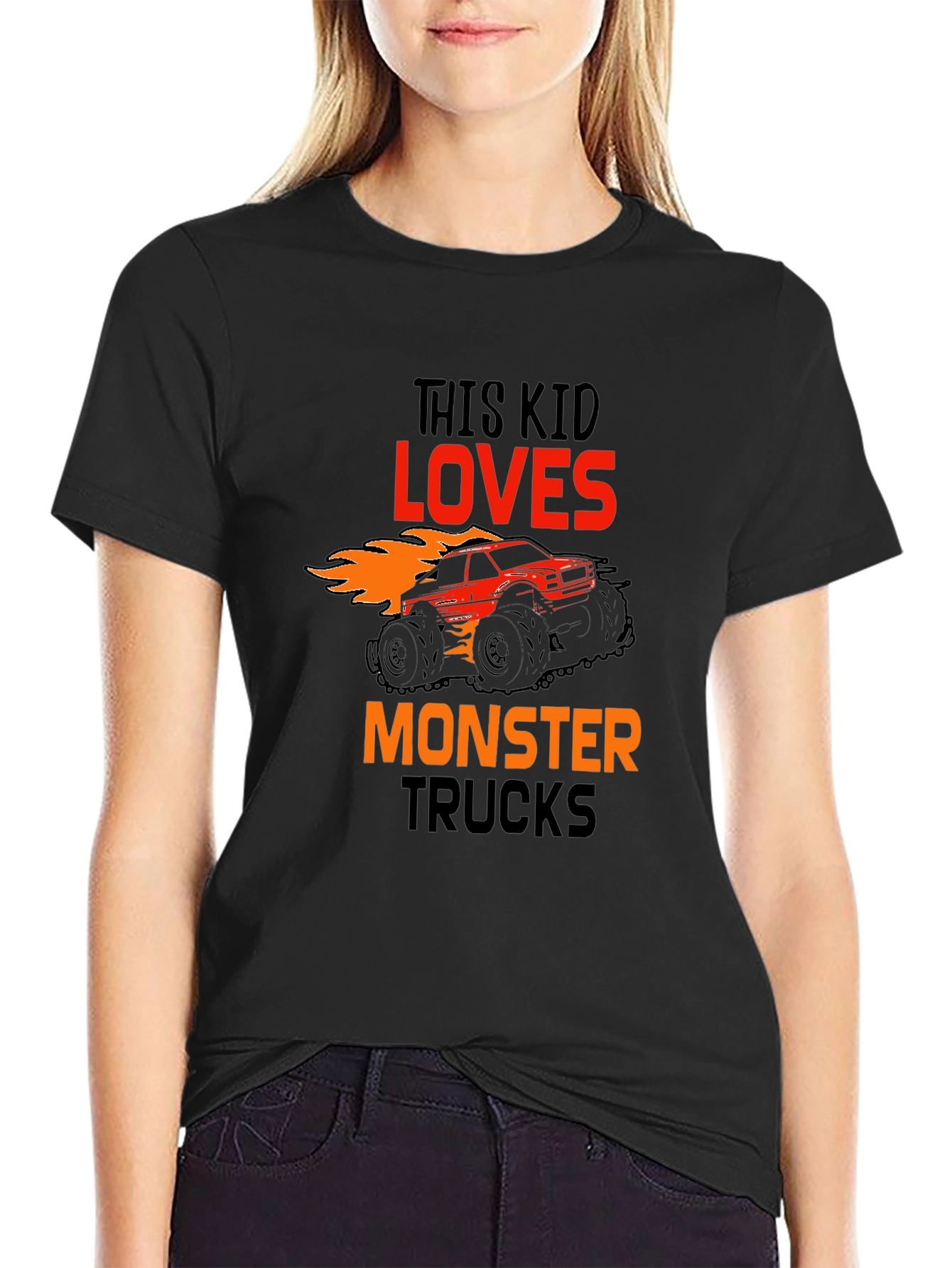 Monster Truck Kids Graphic T-Shirt