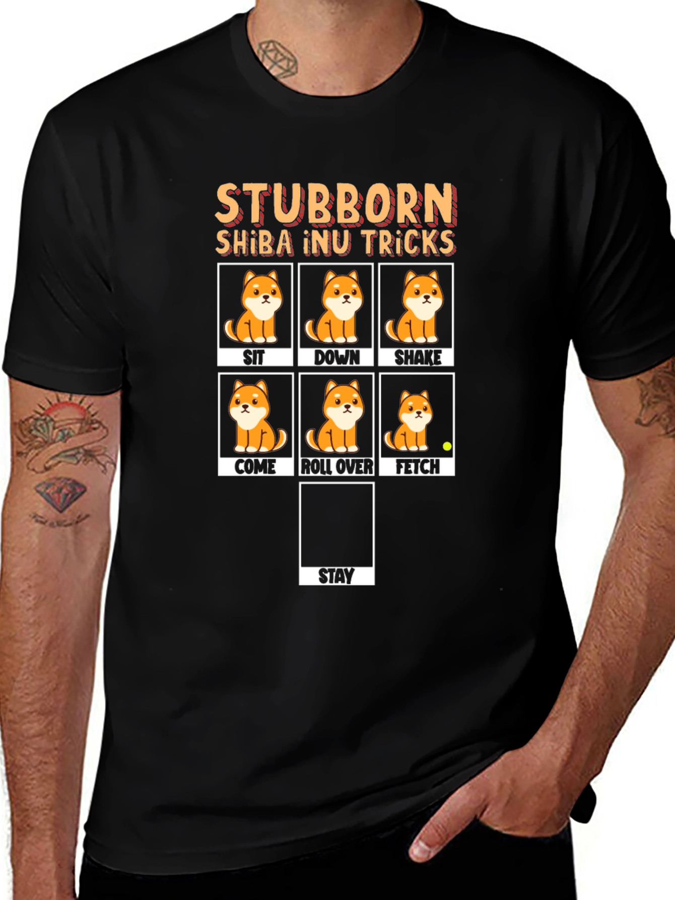 Stubborn Shiba Inu Tricks T-Shirt