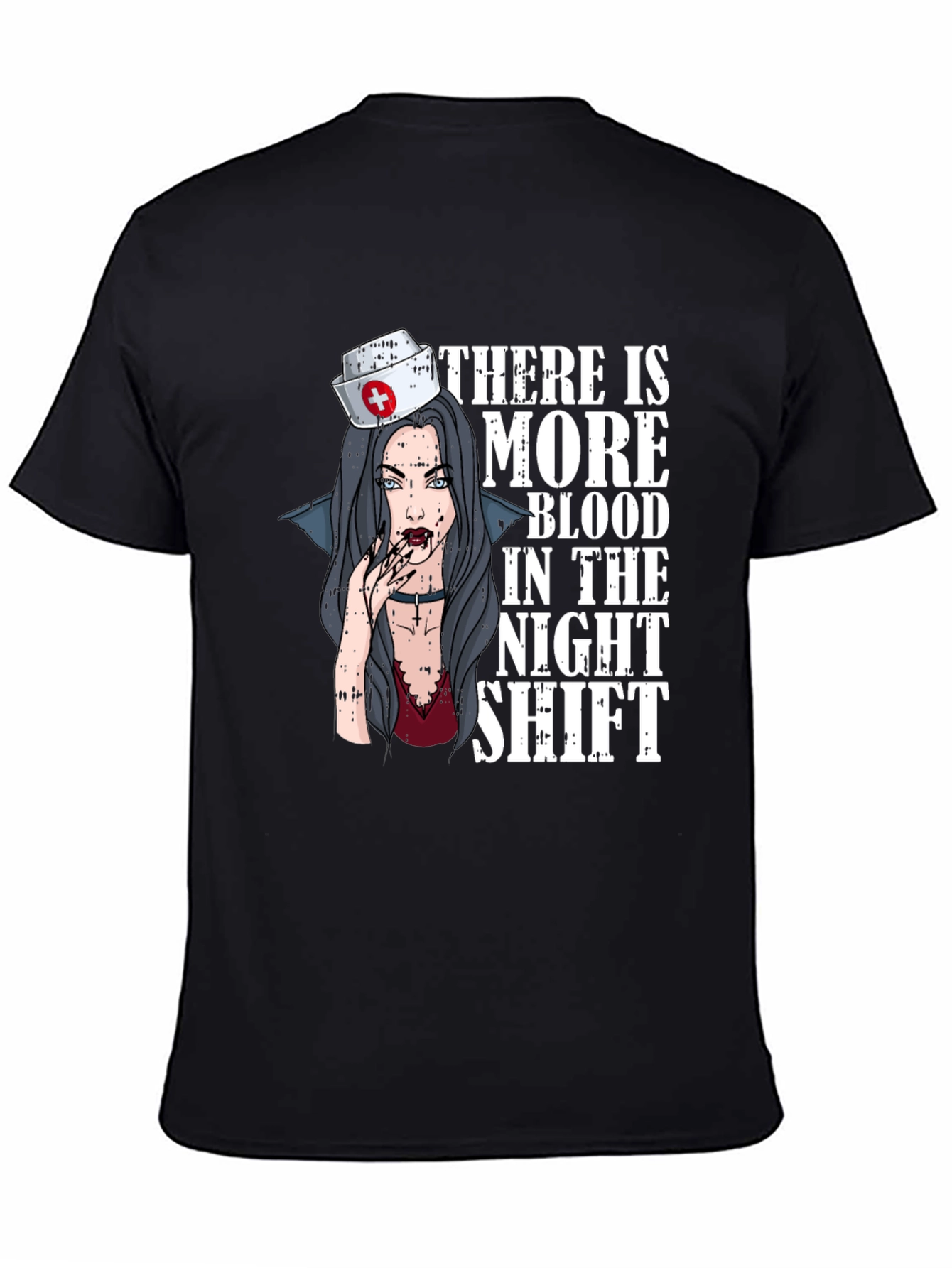 Vampire Nurse Night Shift T-Shirt