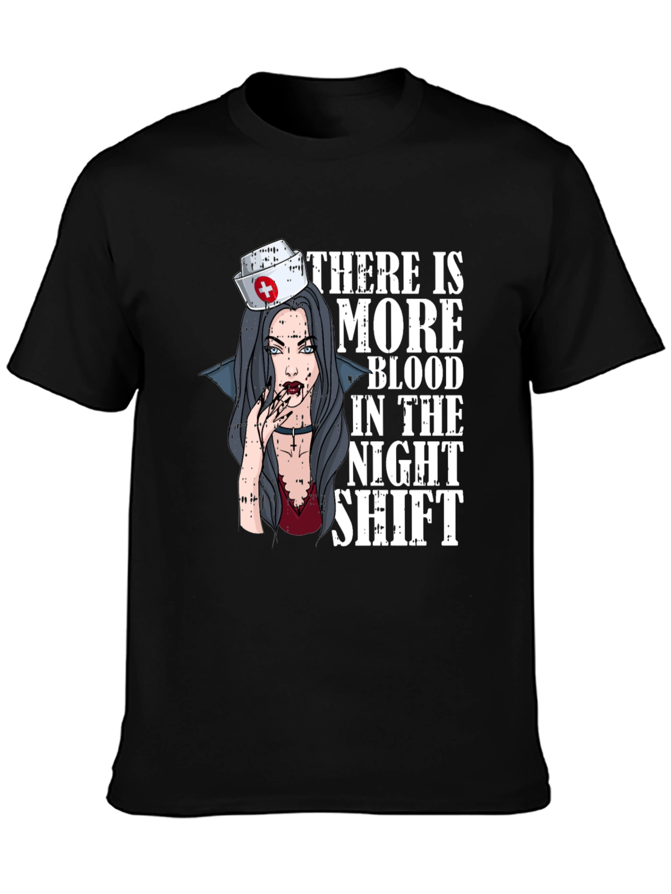 Vampire Nurse Night Shift T-Shirt