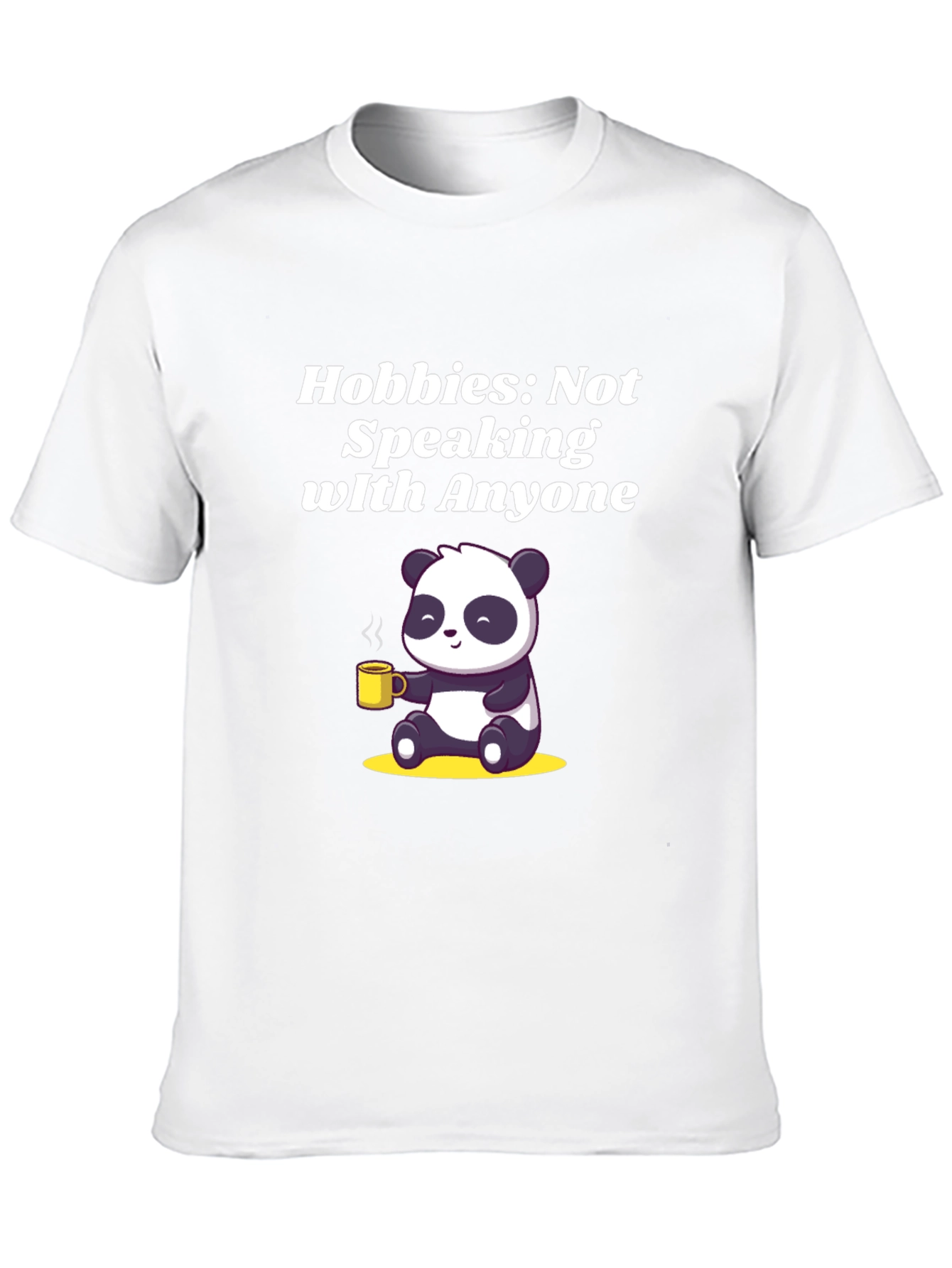Hobbies: Not Speaking Panda T-Shirt