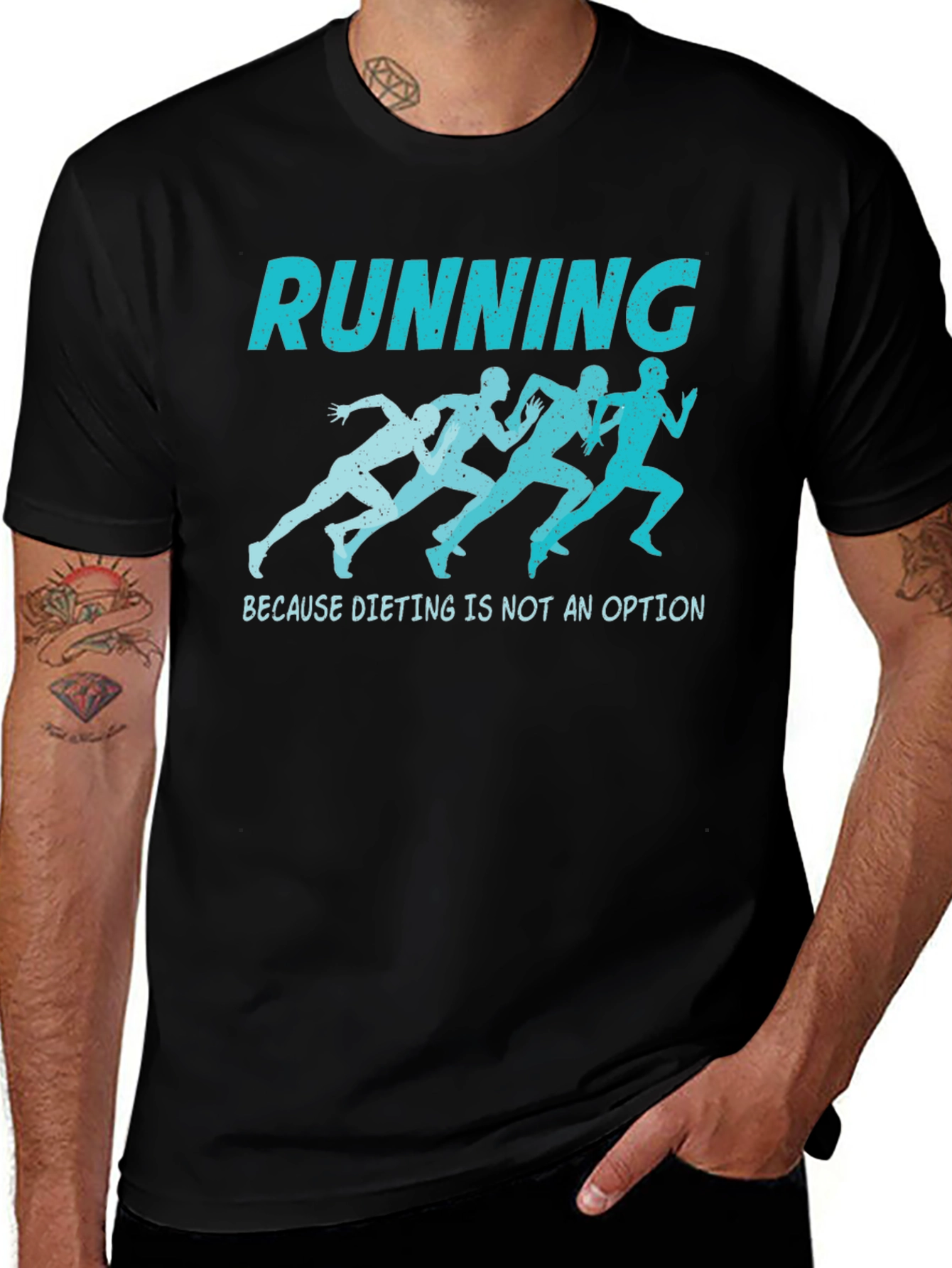 Running T-Shirt - Dieting is Not an Option