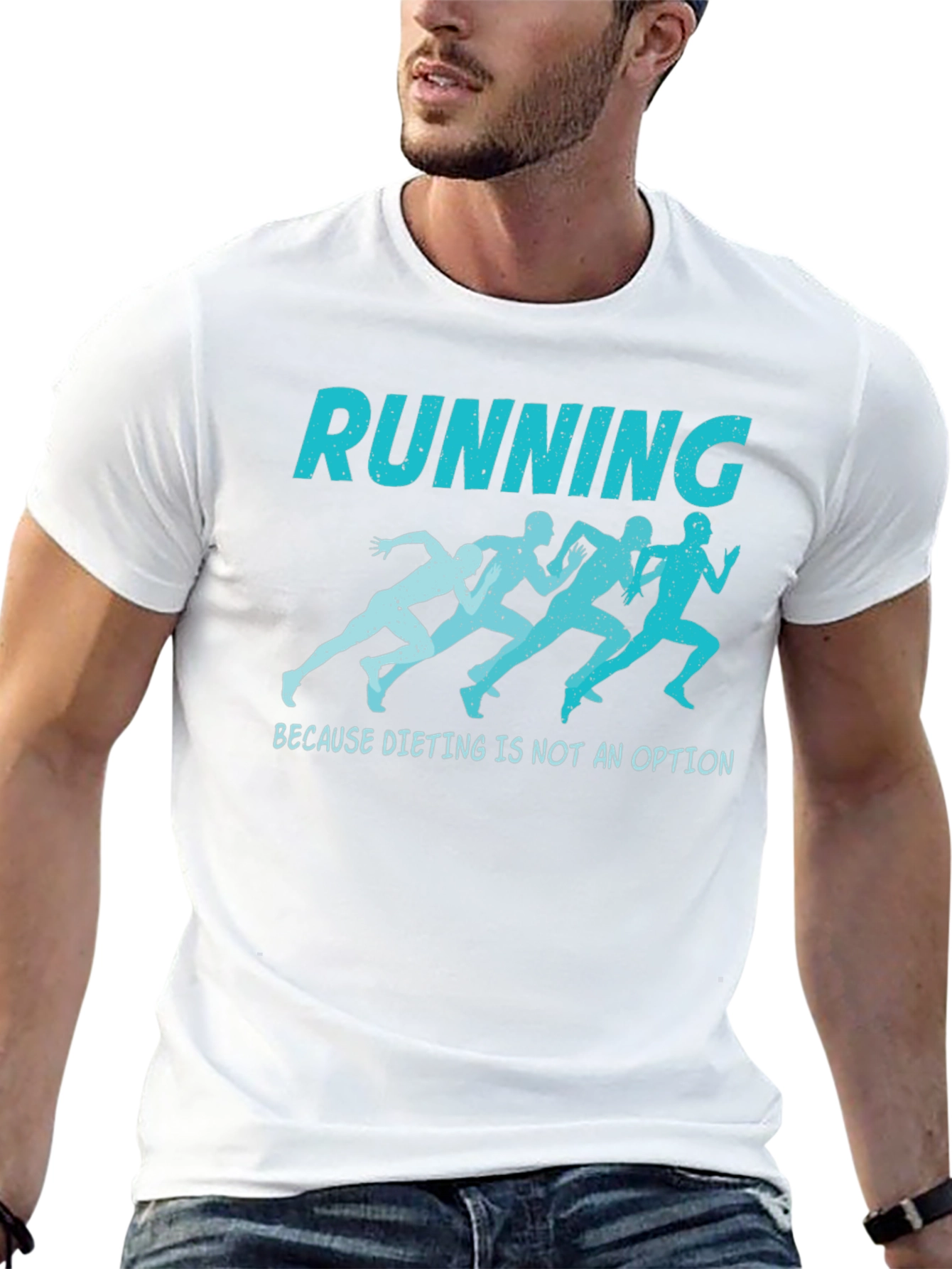 Running T-Shirt - Dieting is Not an Option