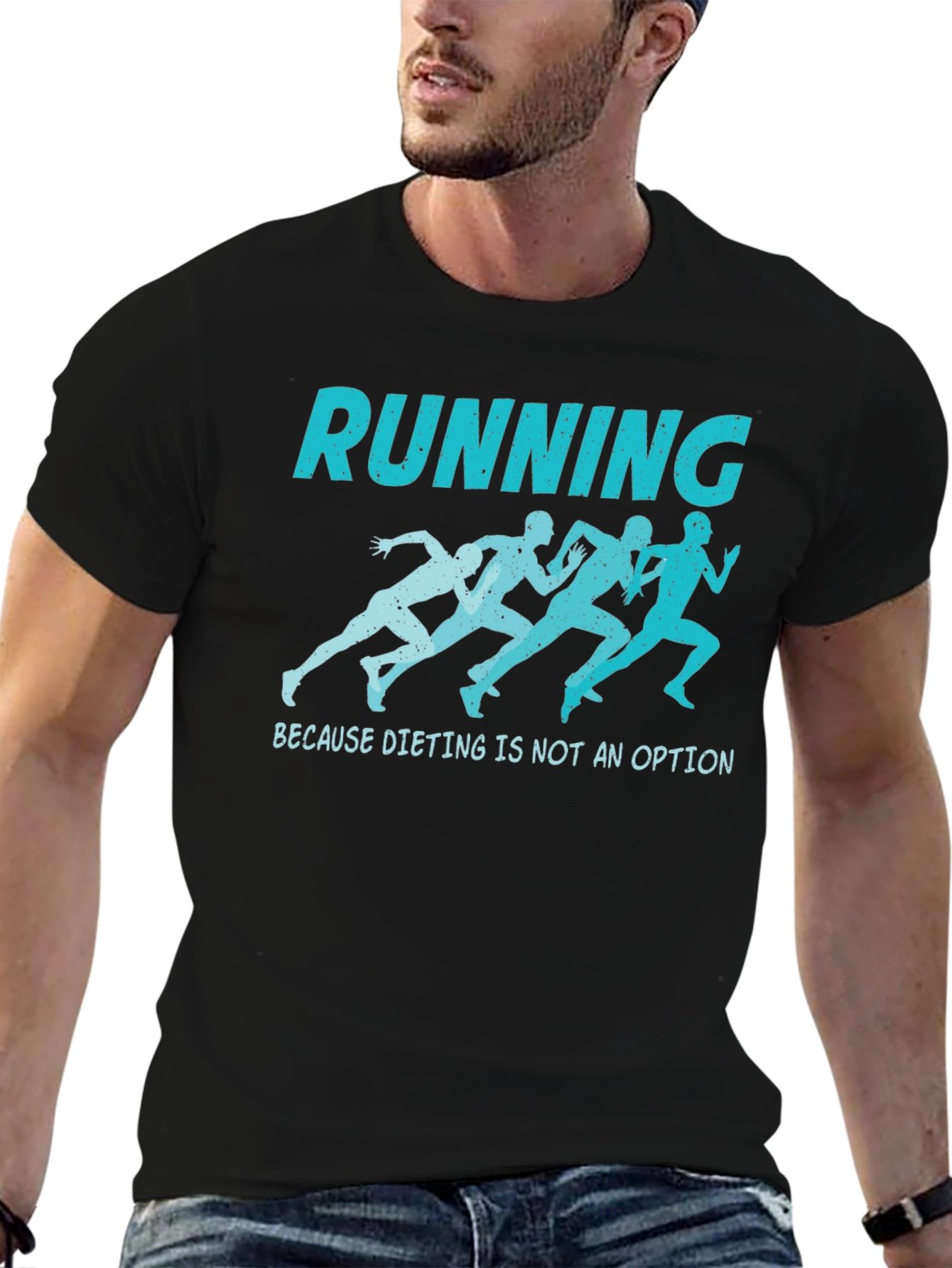 Running T-Shirt - Dieting is Not an Option