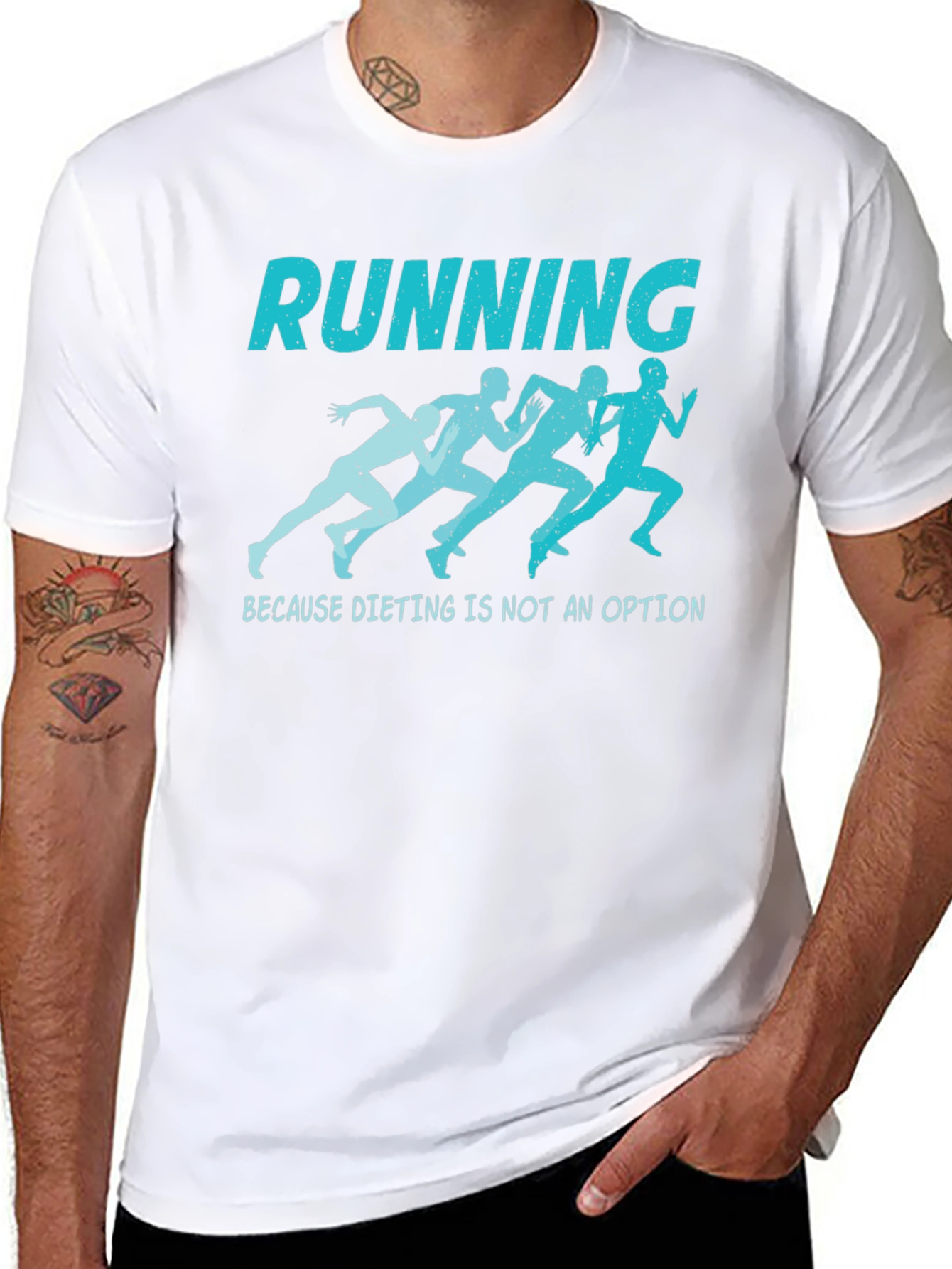 Running T-Shirt - Dieting is Not an Option