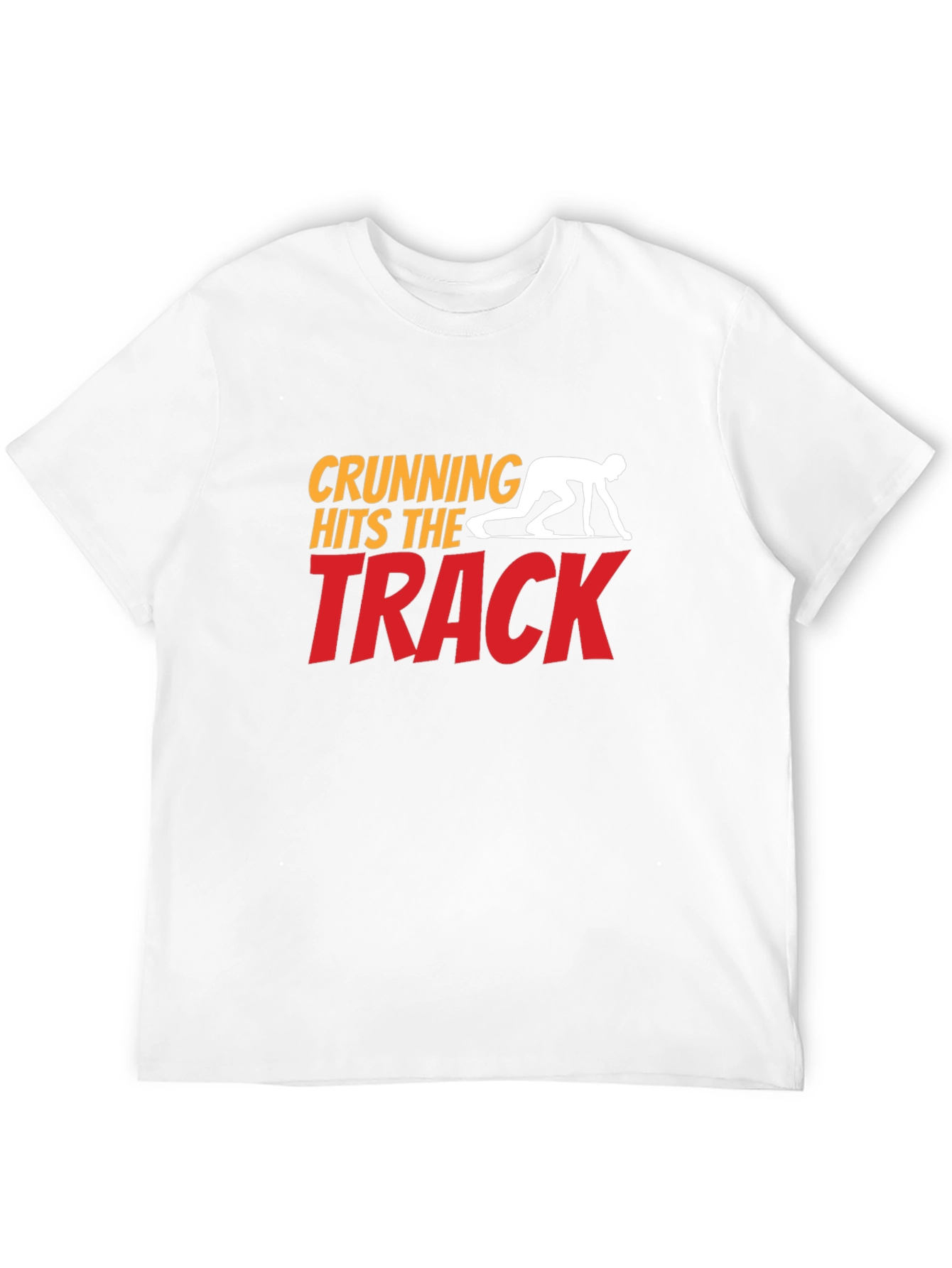 Crunning Hits the Track T-Shirt - Funny Running Tee
