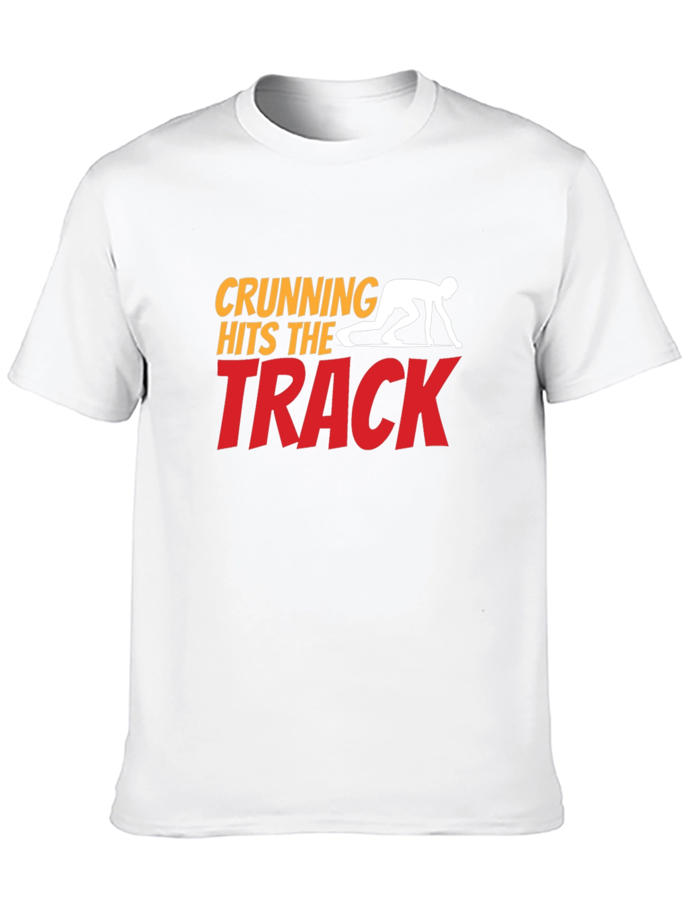 Crunning Hits the Track T-Shirt - Funny Running Tee