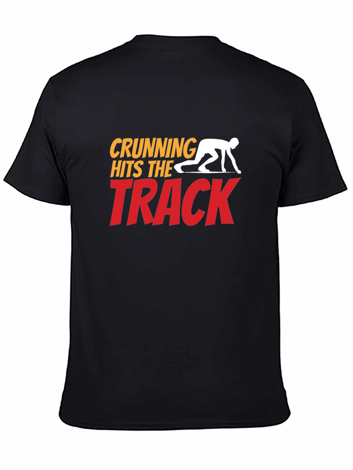Crunning Hits the Track T-Shirt - Funny Running Tee