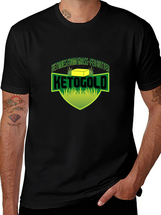 KetoGold Grass-Fed Butter T-Shirt - Black