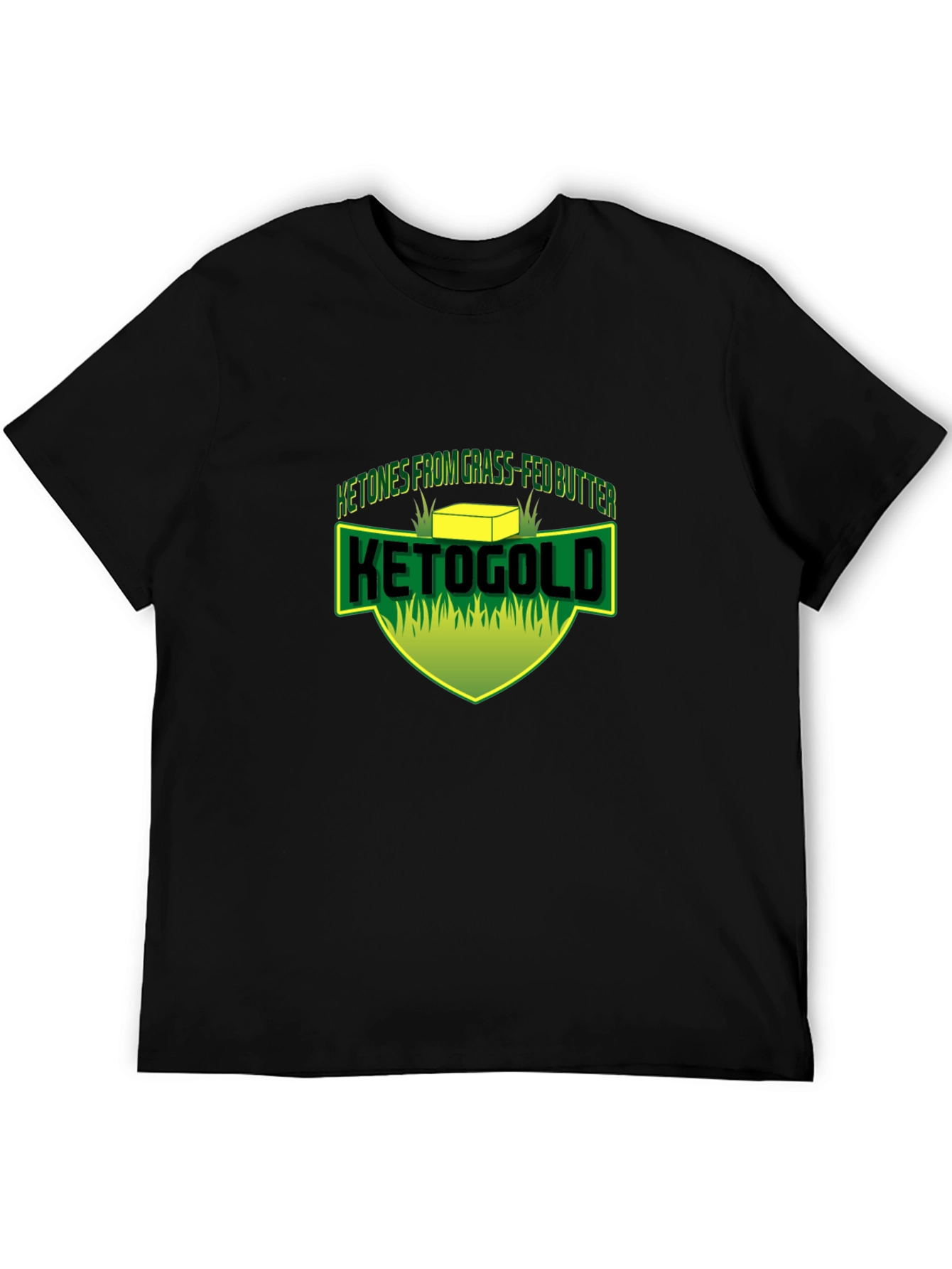 KetoGold Grass-Fed Butter T-Shirt - Black