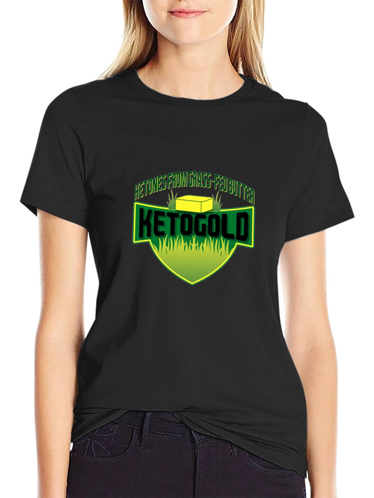 KetoGold Grass-Fed Butter T-Shirt - Black
