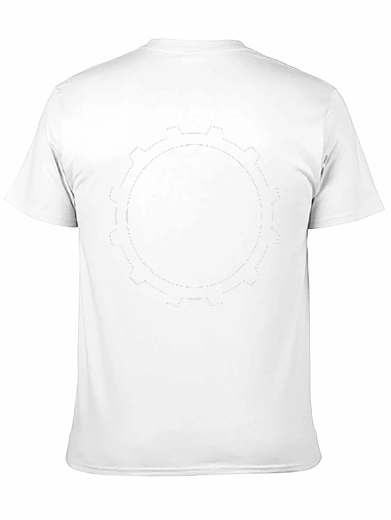 Gear Graphic Black T-Shirt - Mechanical Style