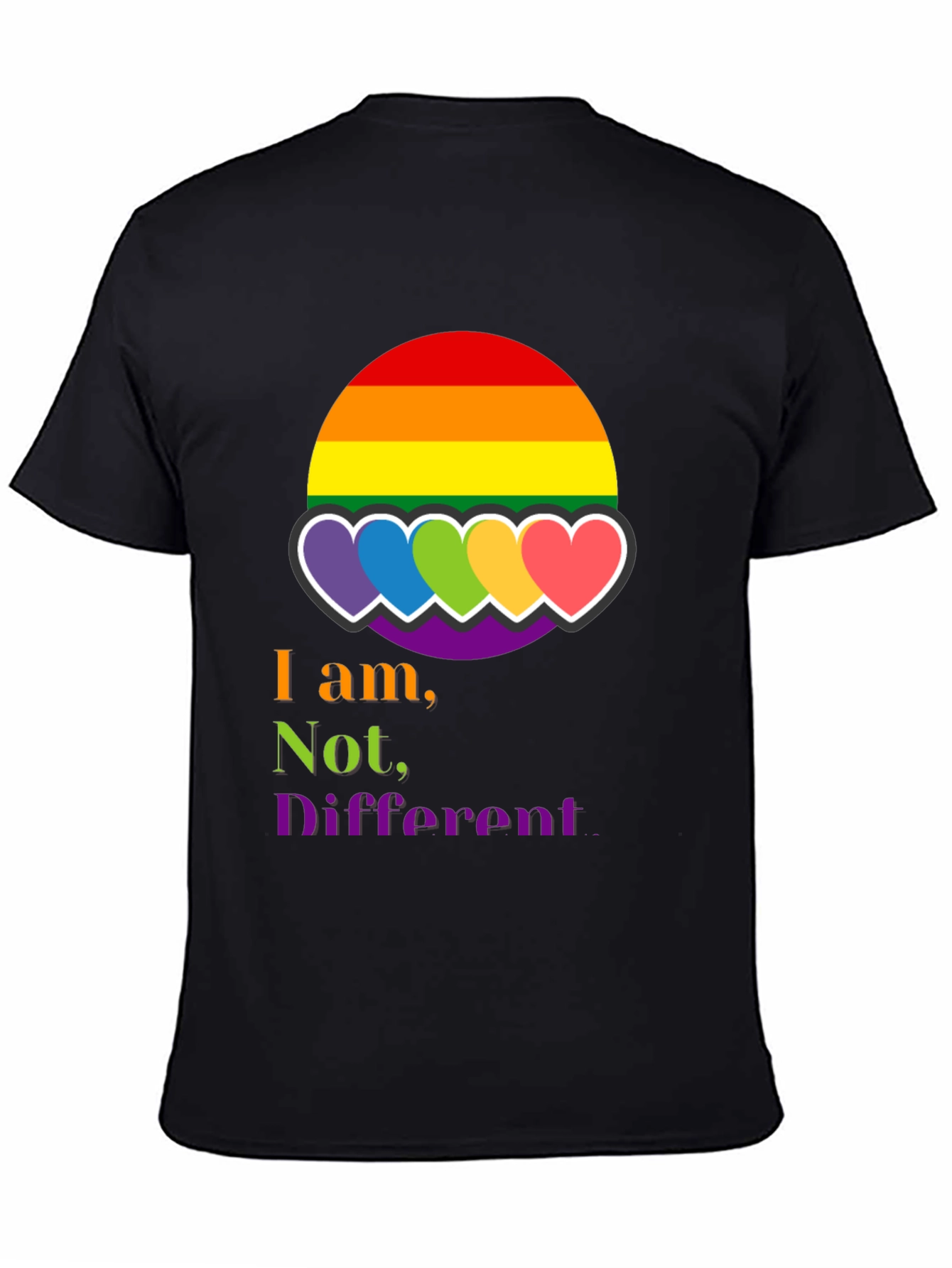 Inclusive Pride T-Shirt: I am Not Different
